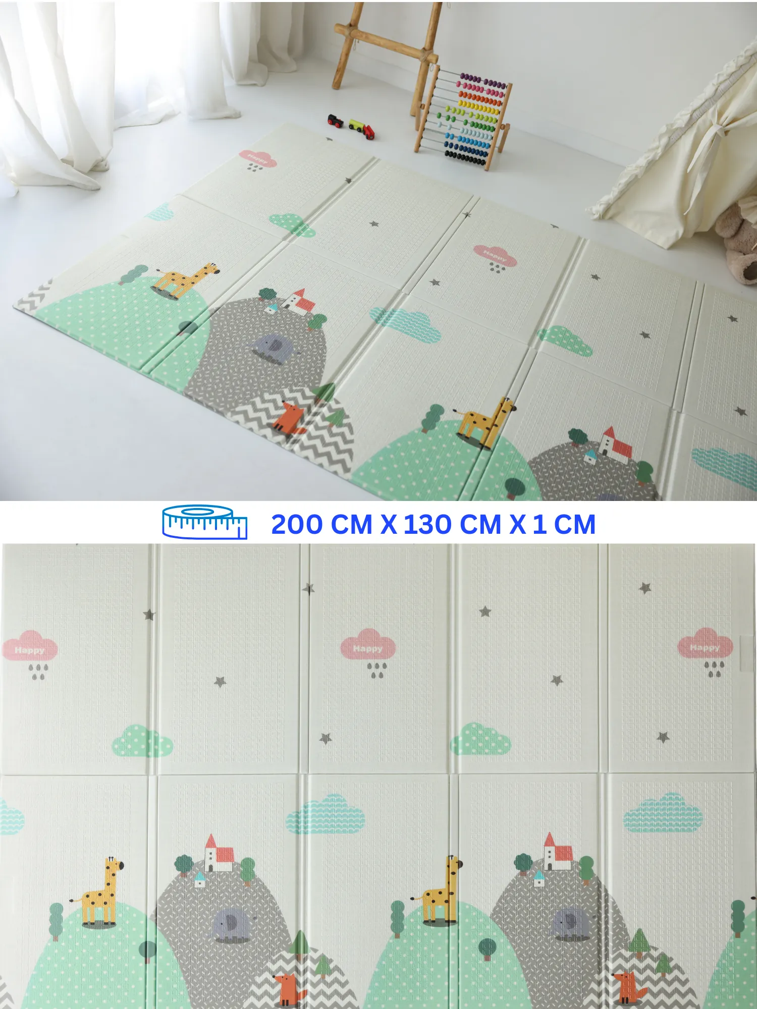 Bulutlar & Dağlar Katlanabilir Oyun Matı