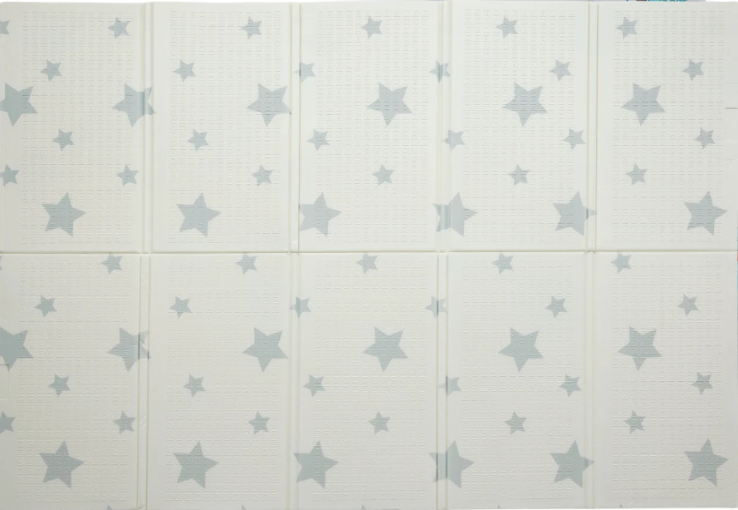 Eğlenceli Gezi - Yıldızlar Katlanabilir Oyun Matı (Çift Taraflı)