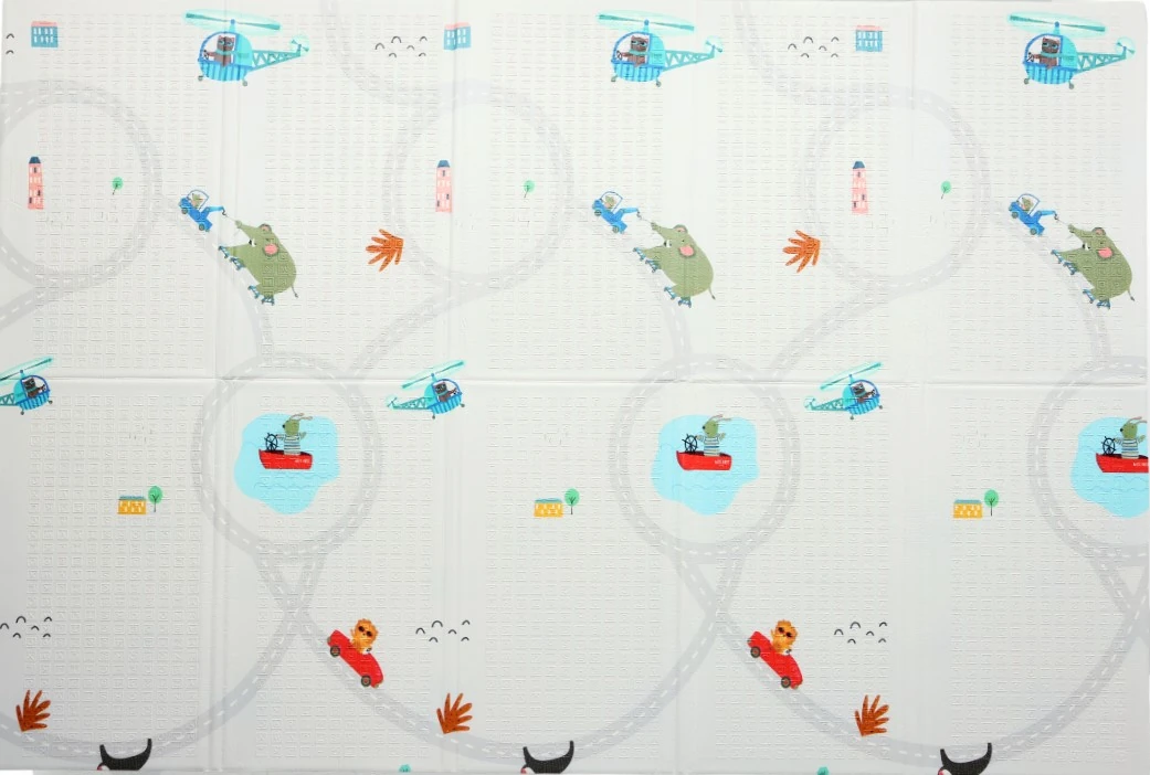 Eğlenceli Gezi - Yıldızlar Katlanabilir Oyun Matı (Çift Taraflı)