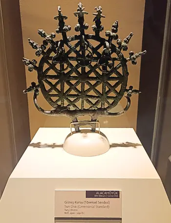 Güneş Kursu, Alacahöyük, MÖ 2500-2250, Anadolu Medeniyetleri Müzesi, Ankara.