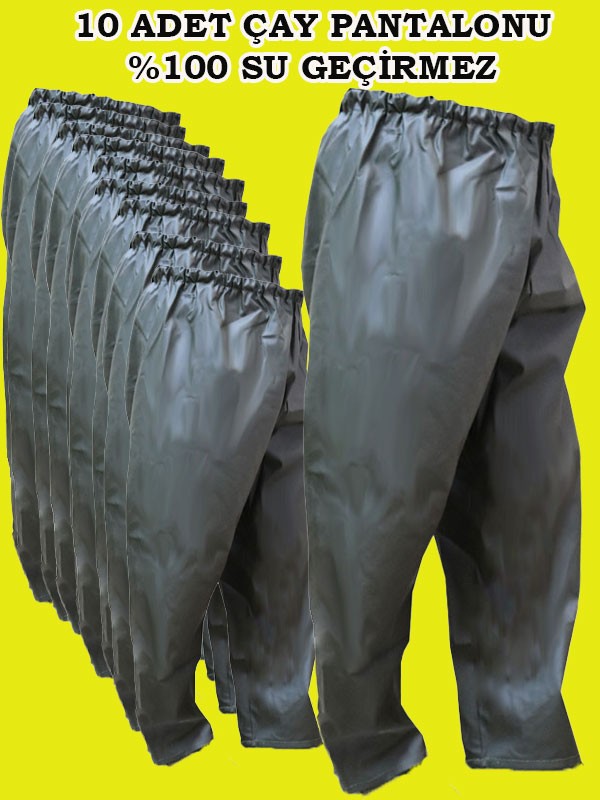 10 ADET Çay Pantolonu, %100 Su Geçirmez, Dikişsiz, Esnek Yumuşak Kumaş Pantalon, Sıcak Pres Yapıştırma