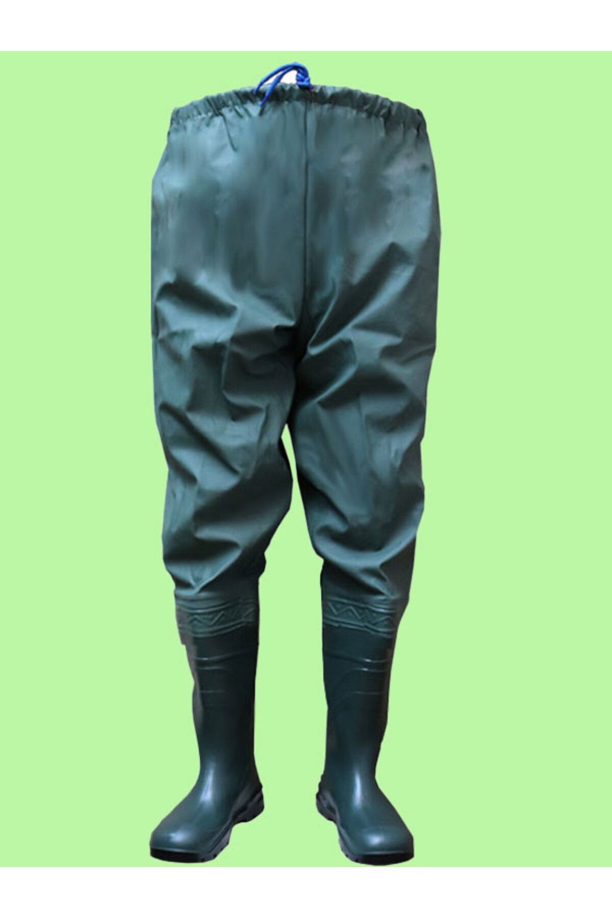 Balıkçı Çizme, %100 Su Geçirmez Çizmeli Pantolon, 55 Mikron Dikişsiz Avcı Balıkçı Pantolon, Sıcak Frekanslı Yapıştırma Bütün