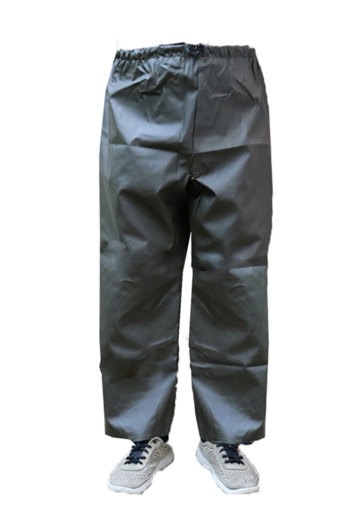 Su Geçirmez Pvc Pantolon, Avcı Balıkçı Tarla İçin Su Geçirmez Tek Alt Pantolon, Esnek Sağlam Su Geçirmez PVC Kumaş