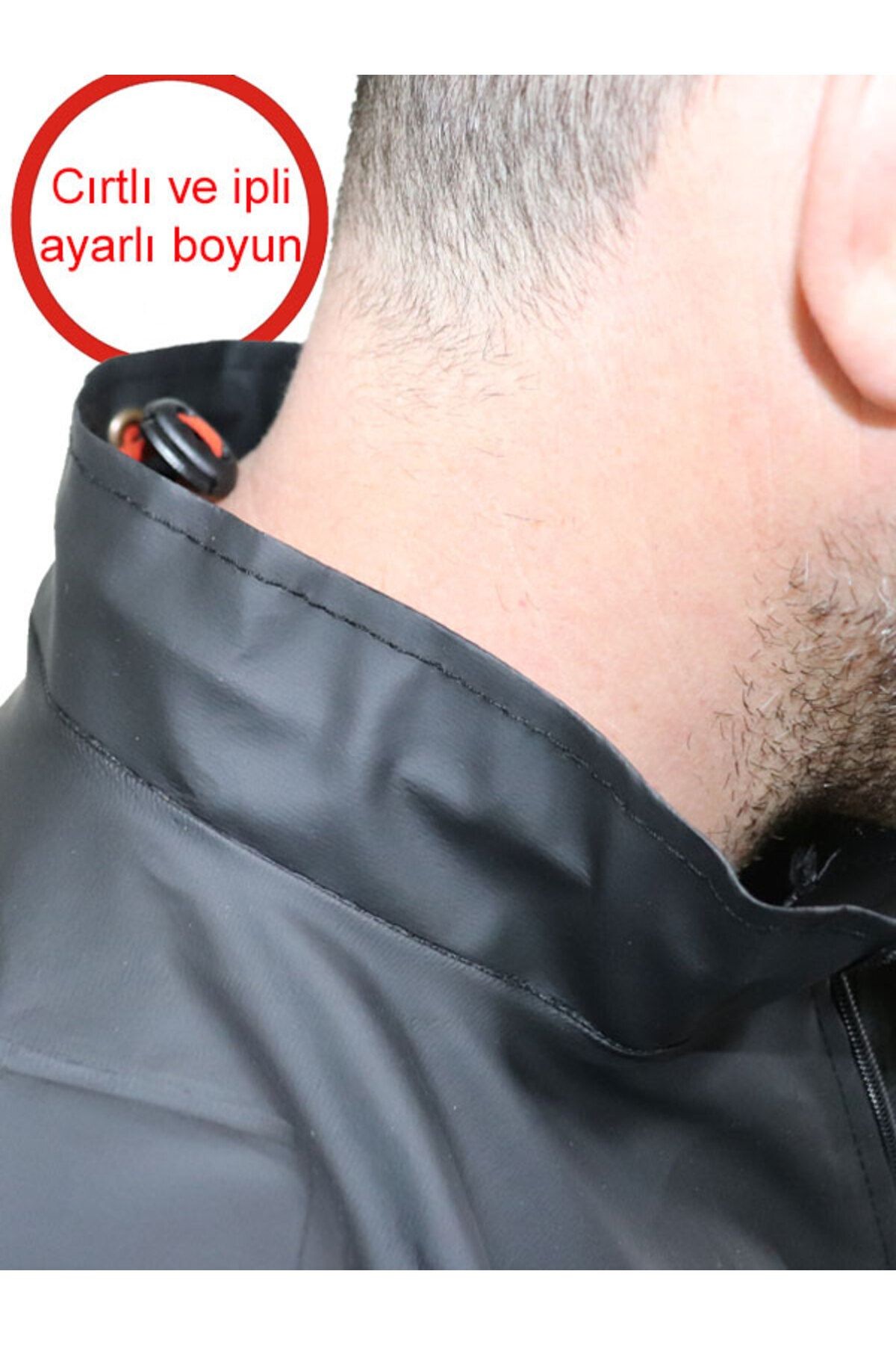 Özel Tasarım Dikişsiz %100 Su Geçirmez Cepli Motorcu Yağmurluk Tulum Takım PVC Yağmurluk, Esnek ve Sağlam Spartan