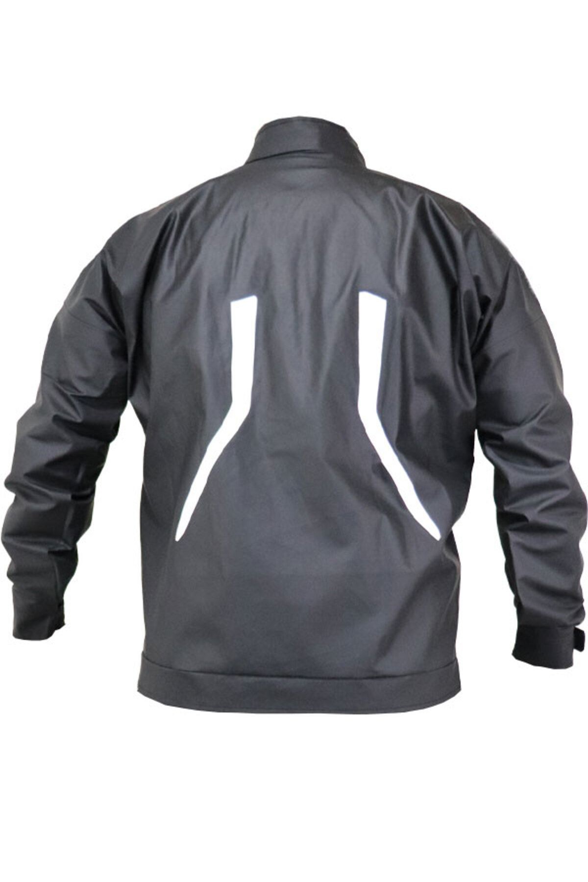 Motorcu Montu Dikişsiz %100 Su ve Rüzgar Geçirmez Motorsiklet Montu Reflektörlü Esnek ve Hafif PVC 4 Mevsim