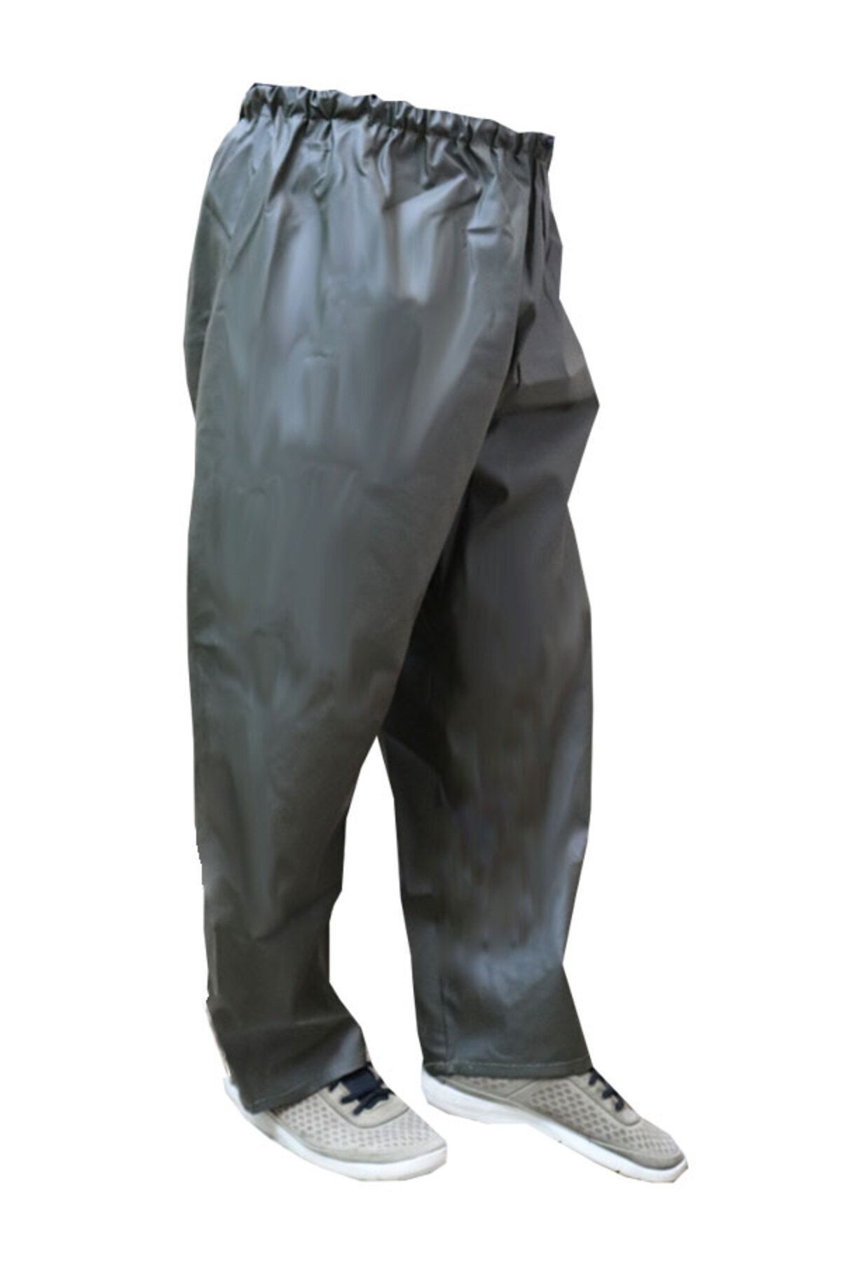 Su Geçirmez Pvc Pantolon, Avcı Balıkçı Tarla İçin Su Geçirmez Tek Alt Pantolon, Esnek Sağlam Su Geçirmez PVC Kumaş