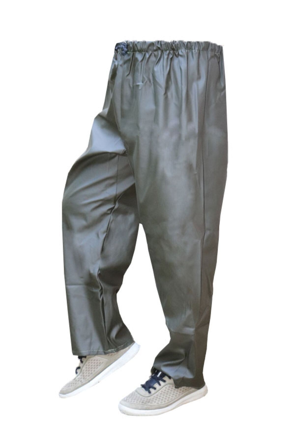 Su Geçirmez Pvc Pantolon, Avcı Balıkçı Tarla İçin Su Geçirmez Tek Alt Pantolon, Esnek Sağlam Su Geçirmez PVC Kumaş