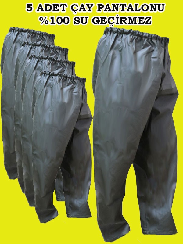 5 ADET Çay Pantolonu, %100 Su Geçirmez, Dikişsiz, Esnek Yumuşak Kumaş Pantalon, Sıcak Pres Yapıştırma