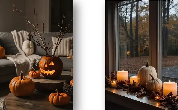 🍂 Karanlığı Güzelleştirmek: İskandinav Işığından İlhamla Cadılar Bayramı