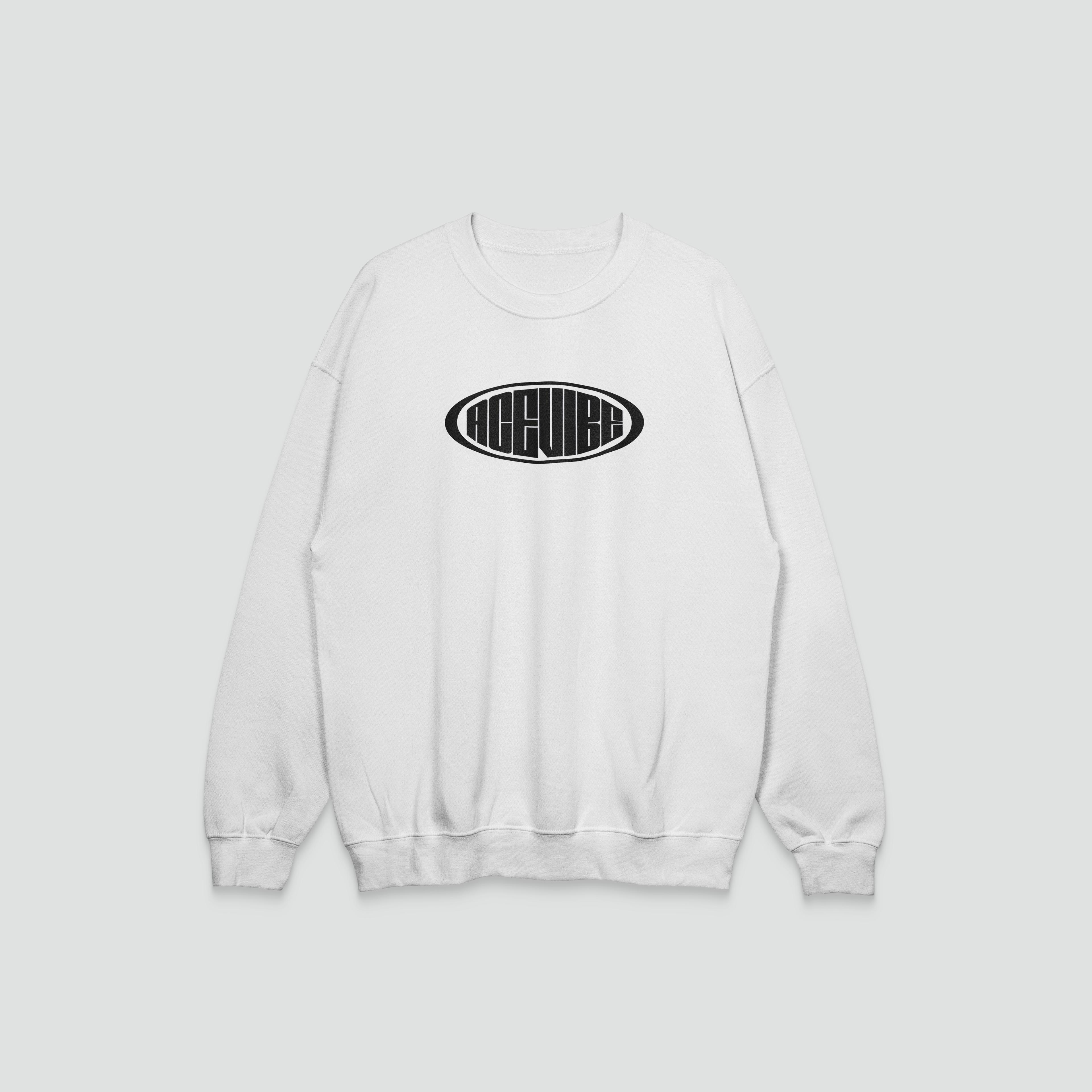 Acellipse Oversize Sweatshirt - Beyaz image