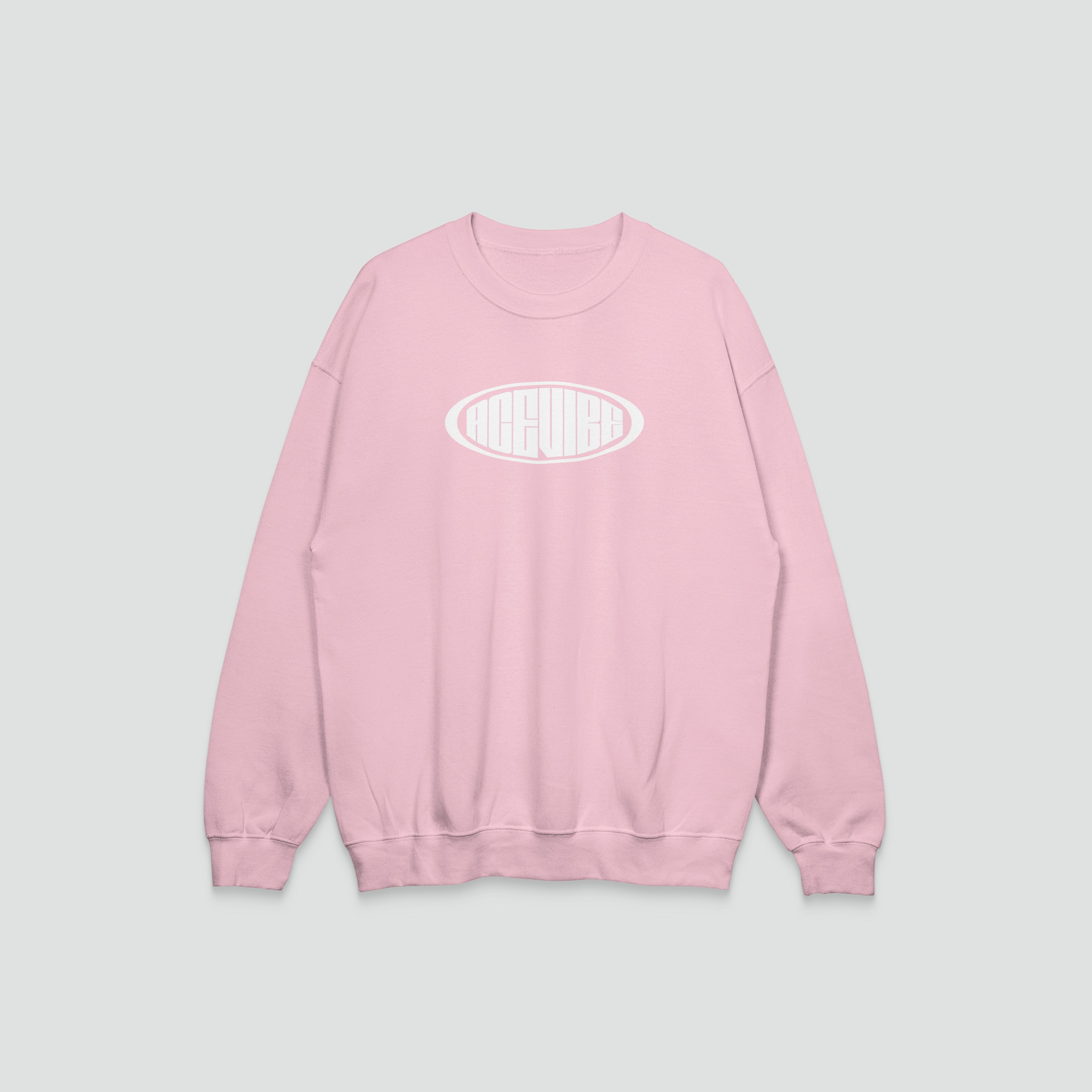 Acellipse Oversize Sweatshirt - Pembe image