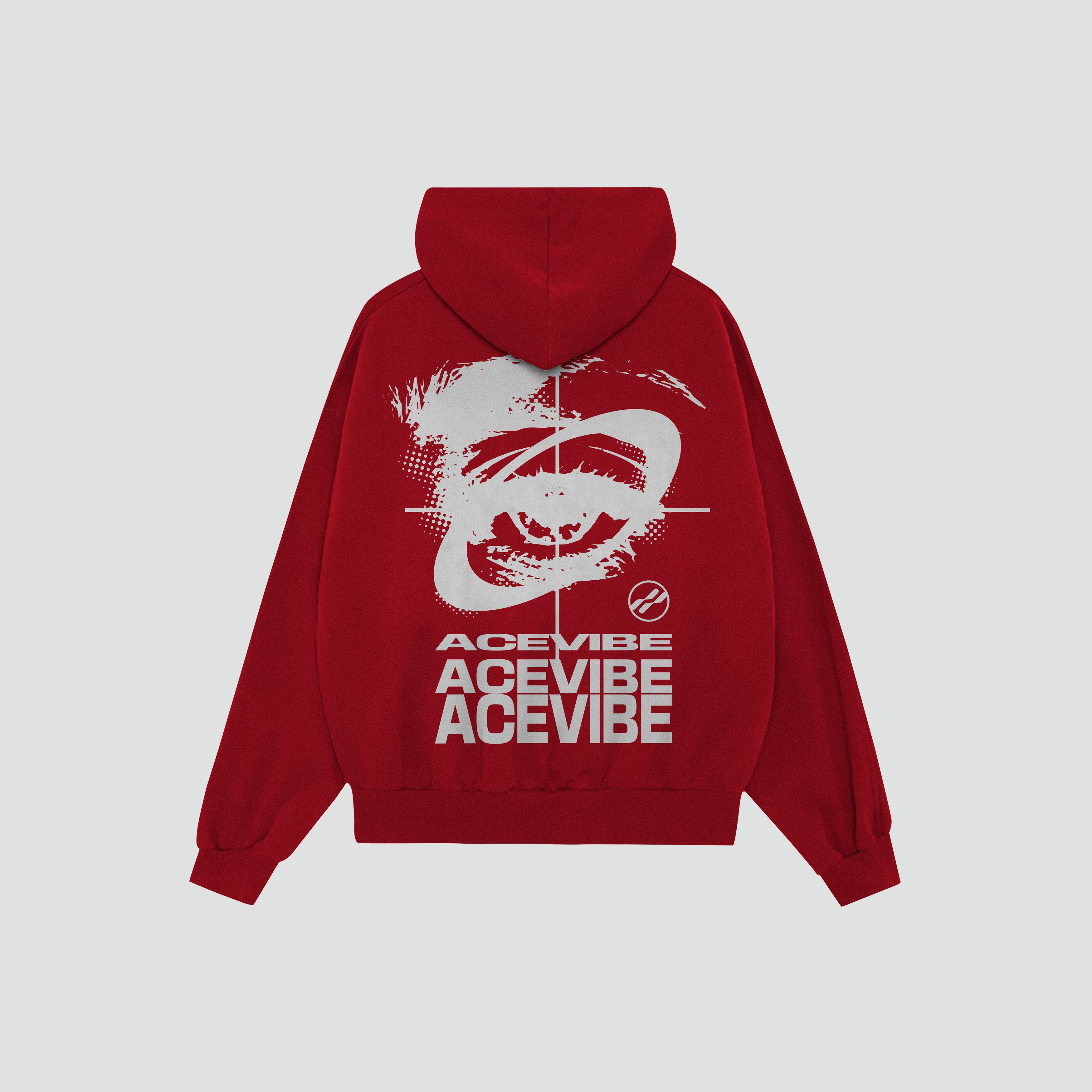 RedEye Oversize Hoodie - Kırmızı image