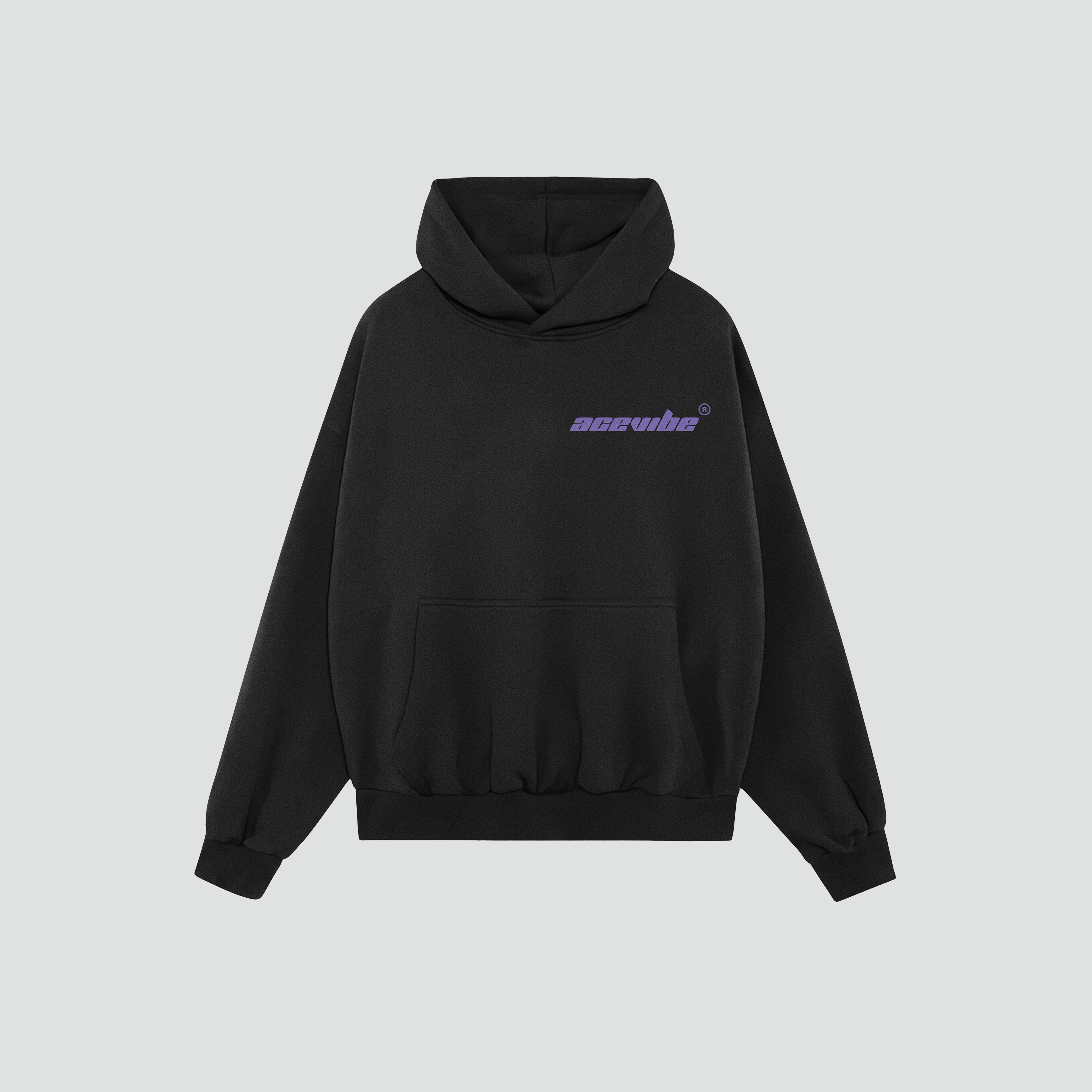 Purple Purception Oversize Hoodie