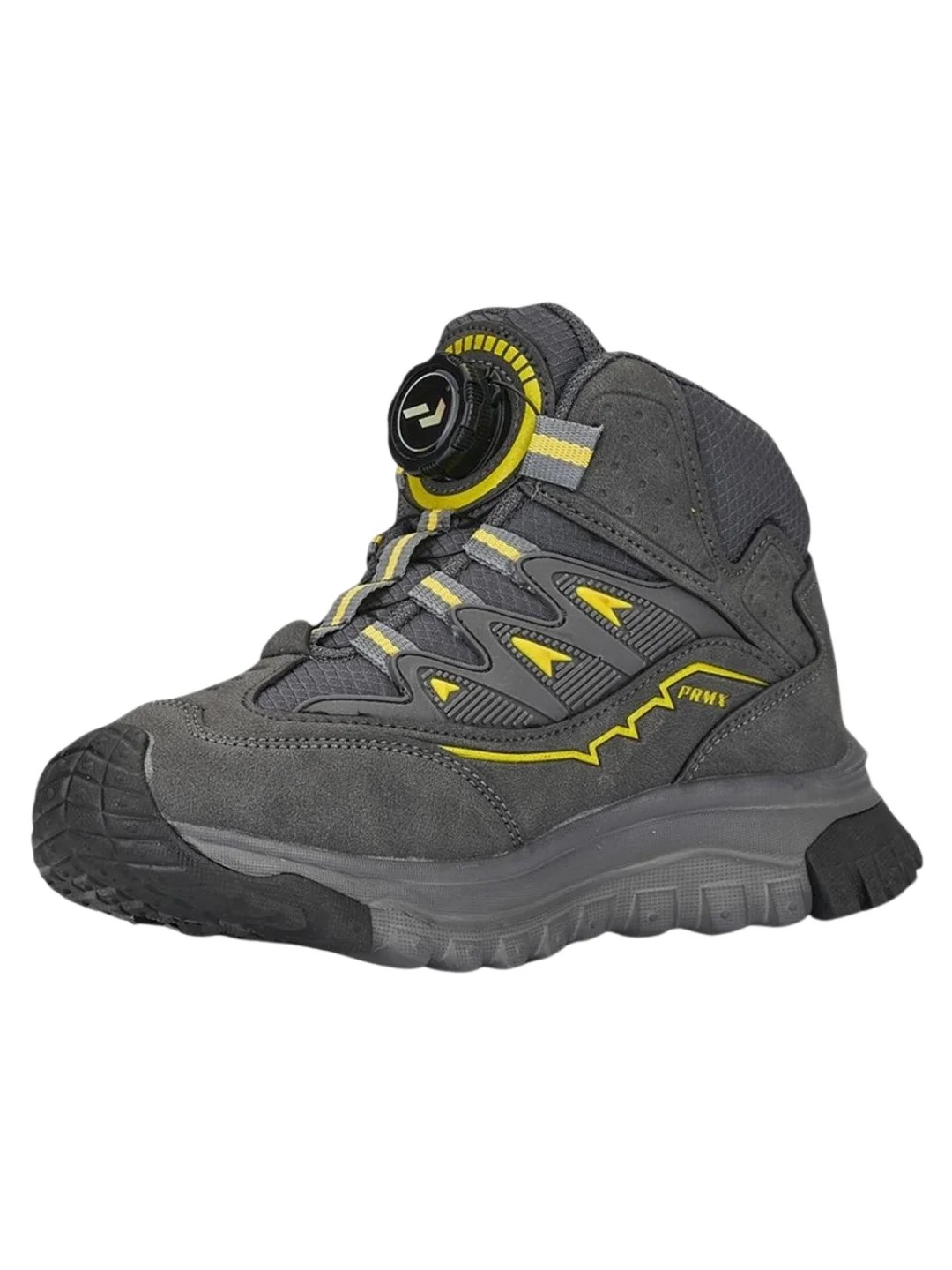 Adventure Hi-Top Spor Ayakkabı - Gri & Sarı