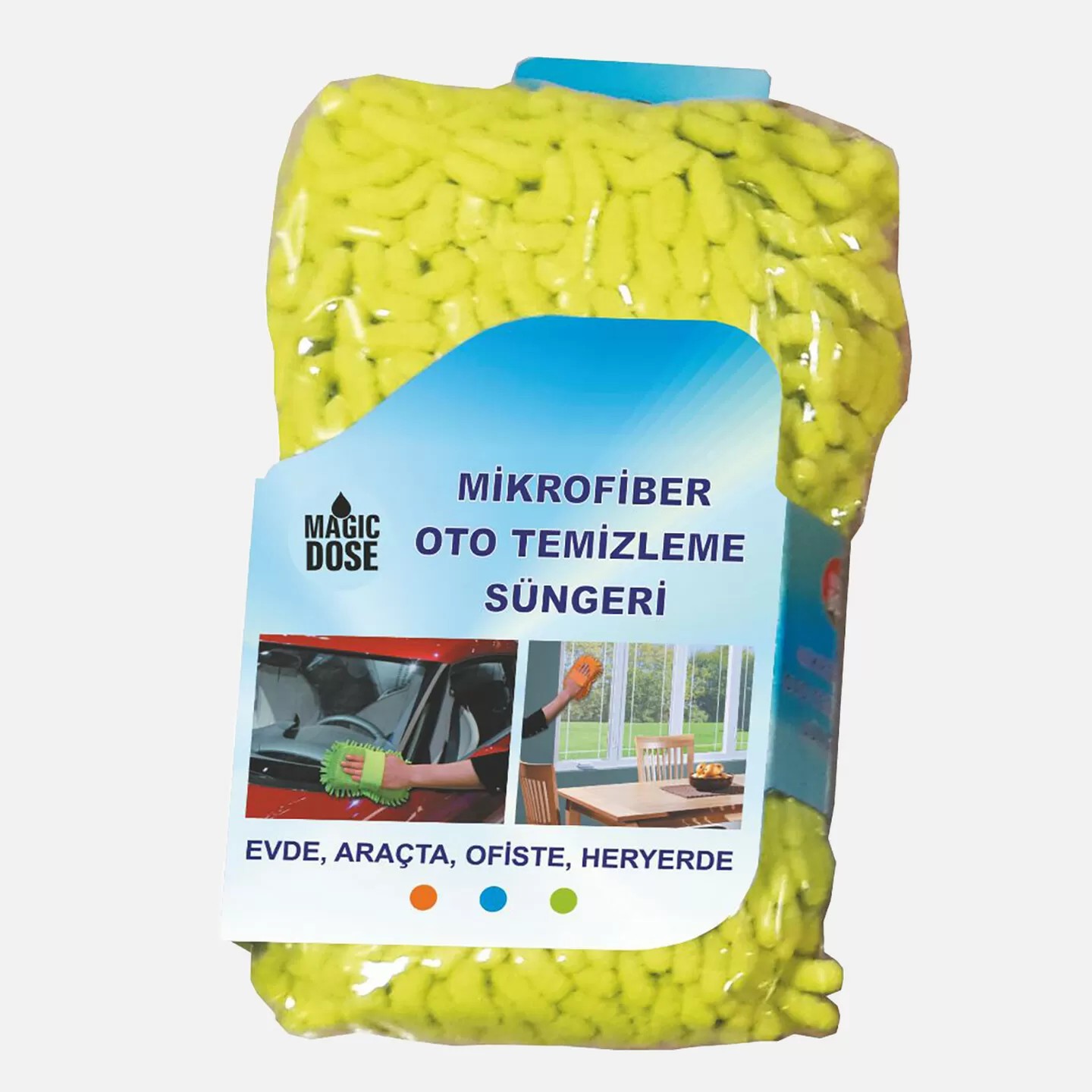 Mikrofiber Oto Temizleme Süngeri