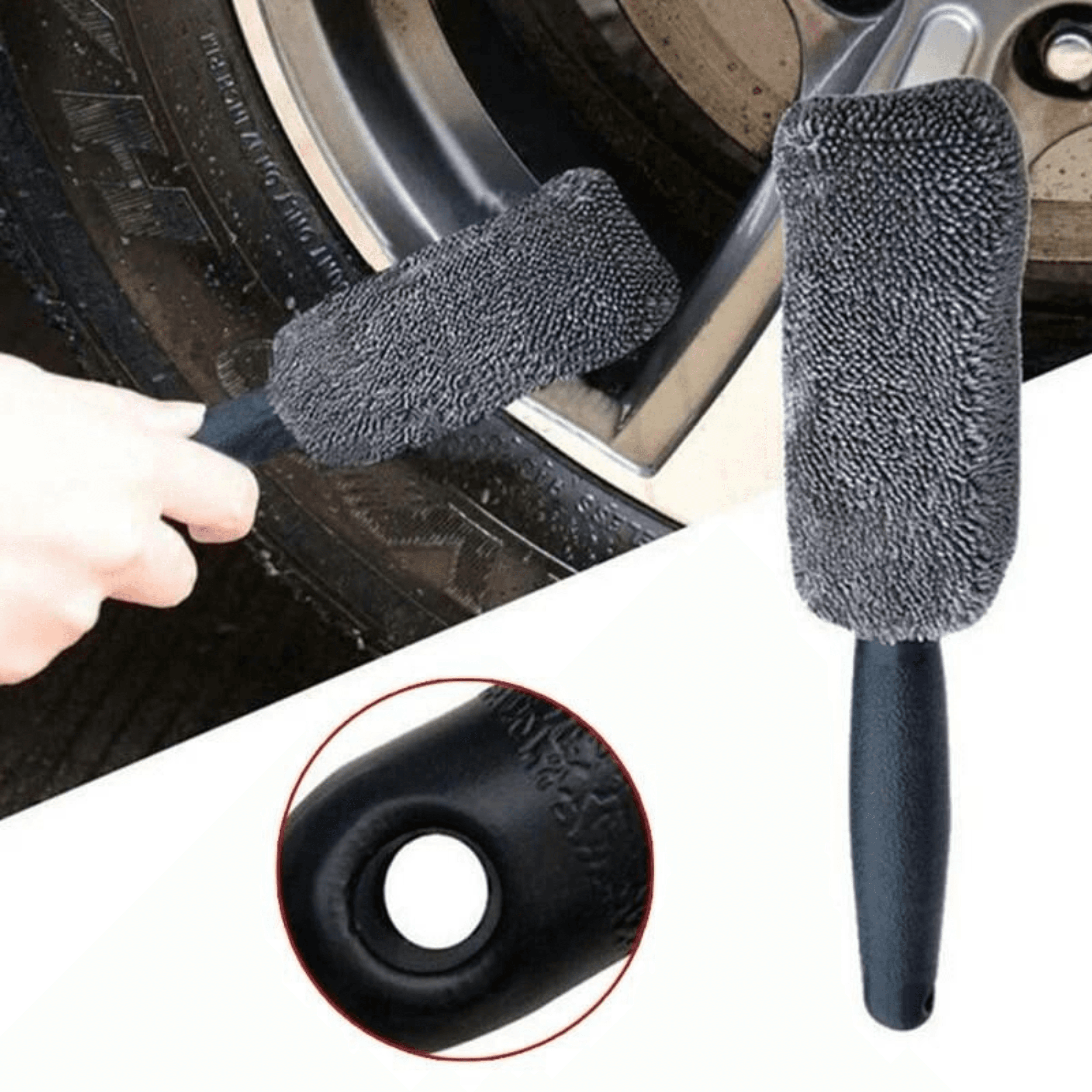 Mikrofiber Profesyonel Jant Temizleme Fırçası