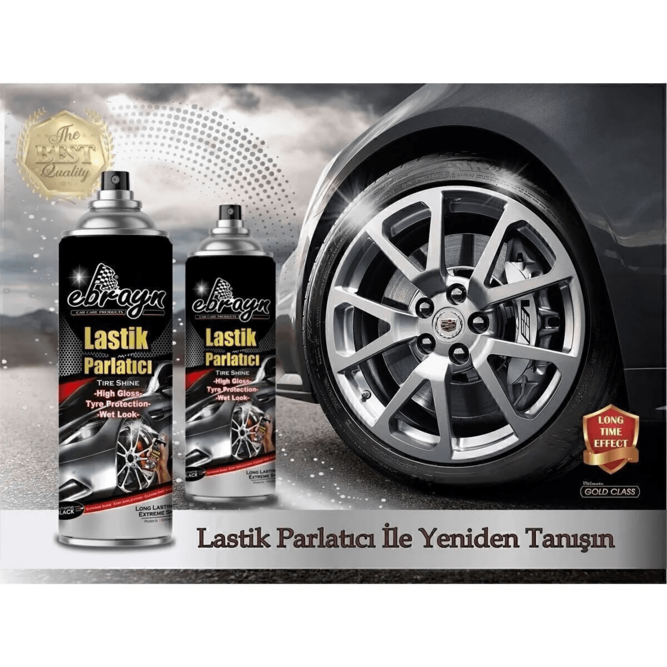 Lastik Parlatıcı Koruyucu Premium Aerosol Sprey 500 ml