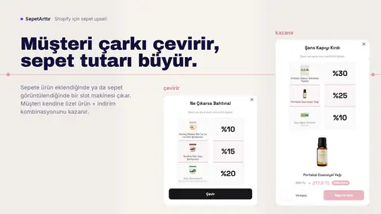 Sepet Arttır ekran görüntüsü 1