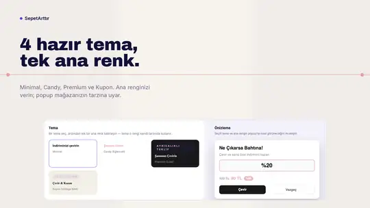 Sepet Arttır ekran görüntüsü 5