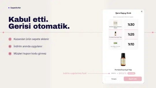 Sepet Arttır ekran görüntüsü 3