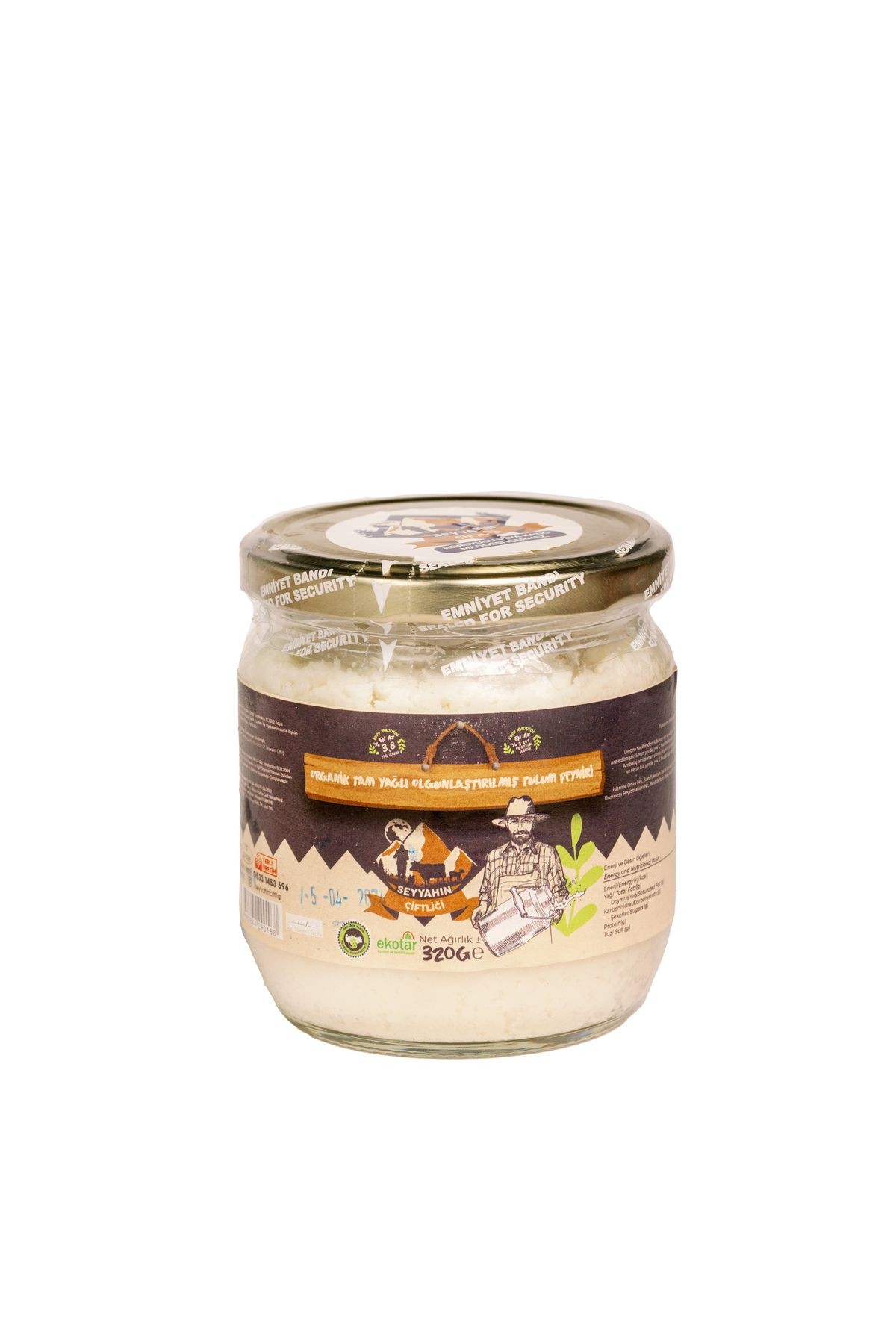 Organik Tam Yağlı Olgunlaştırılmış Tulum Peyniri 300 g
