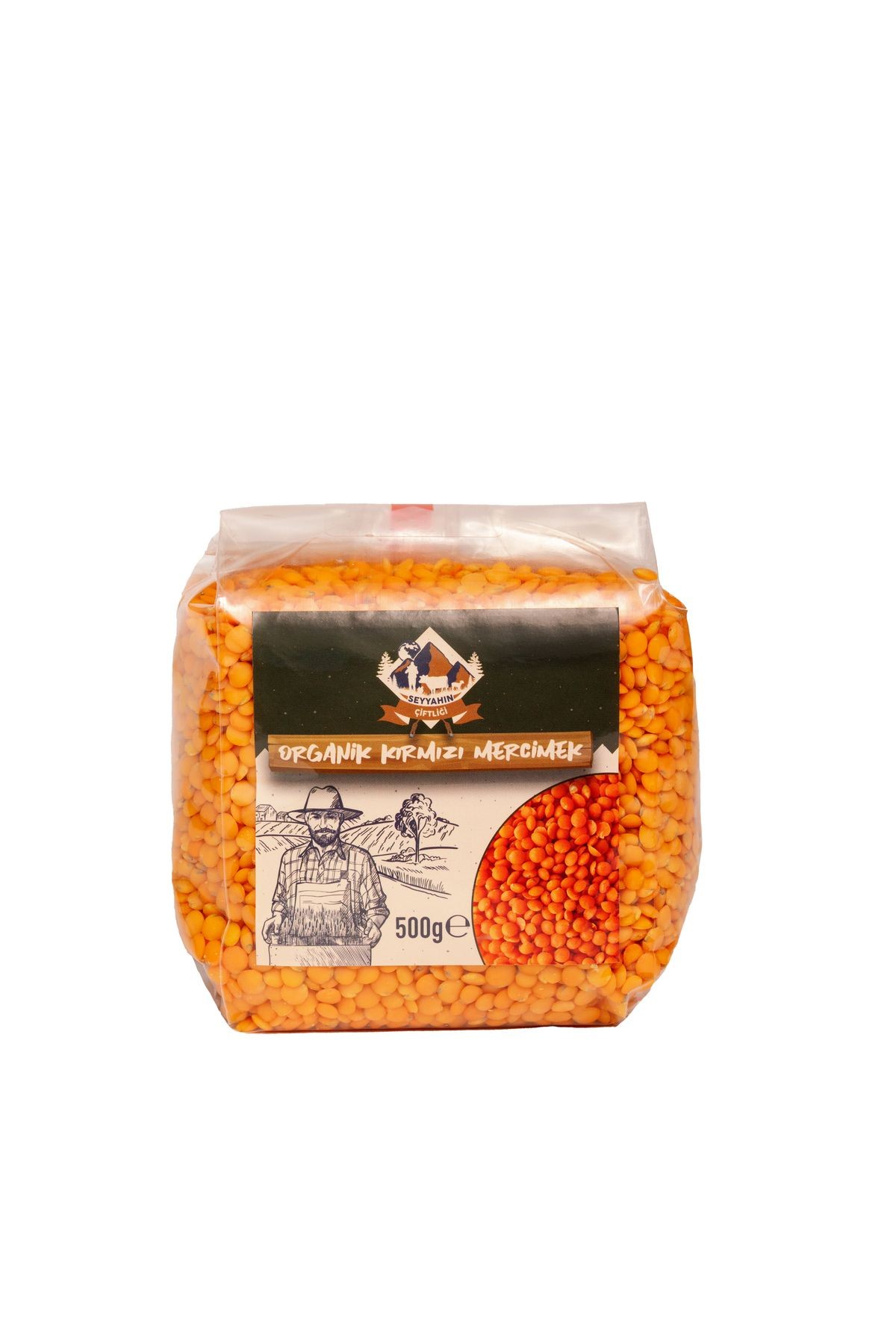 Organik Kırmızı Mercimek 500 g