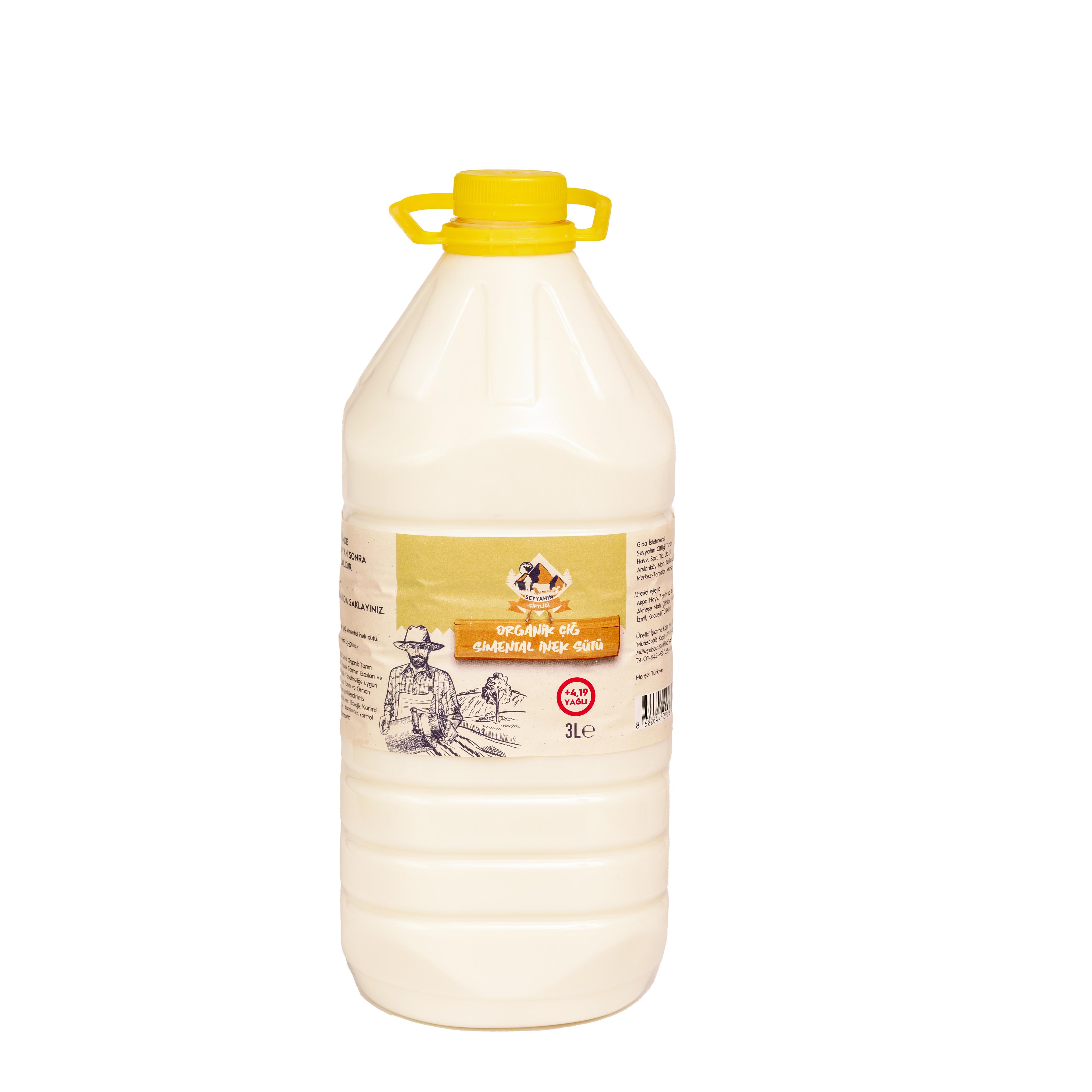 Organik Sertifikalı Çiğ Süt 5 lt (Donmuş Olarak Gönderiliyor)