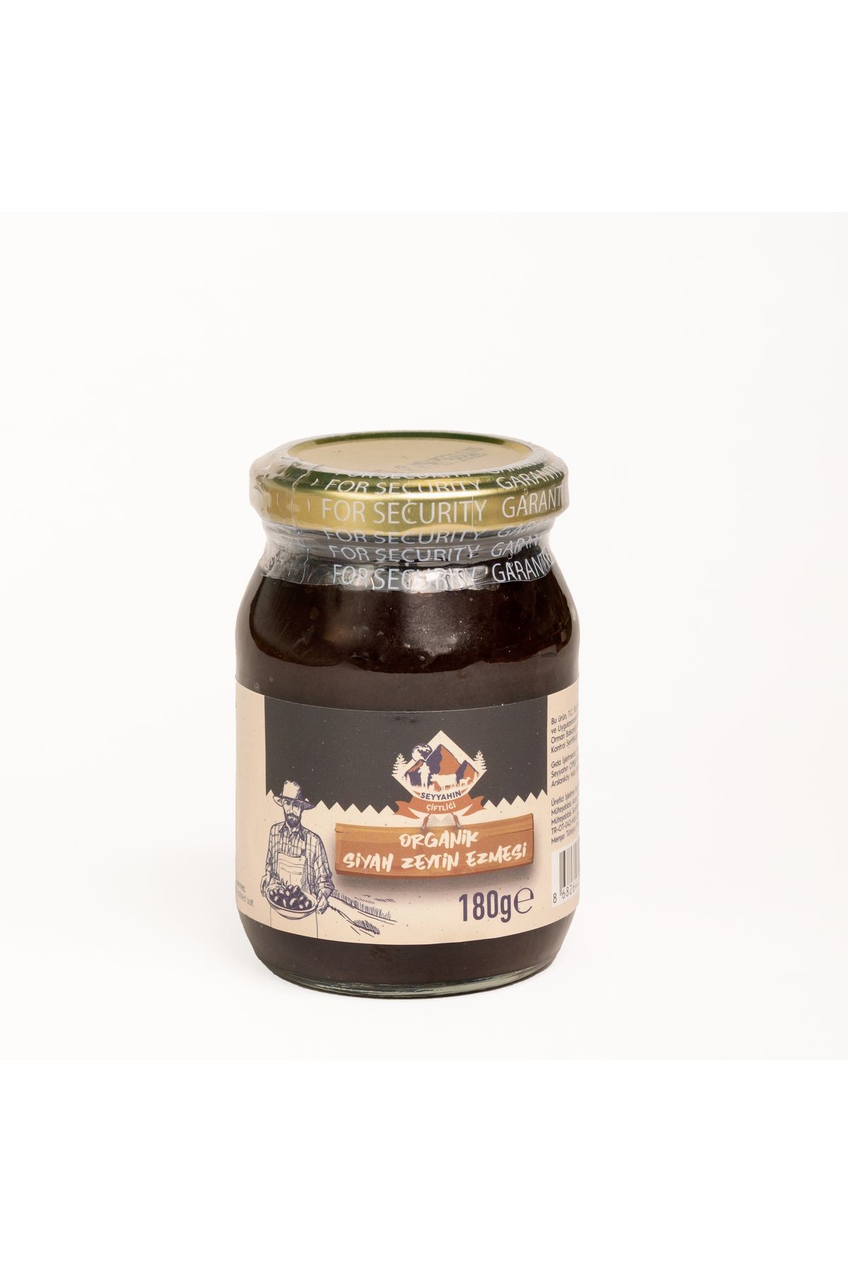 Organik Siyah Zeytin Ezmesi 180 g