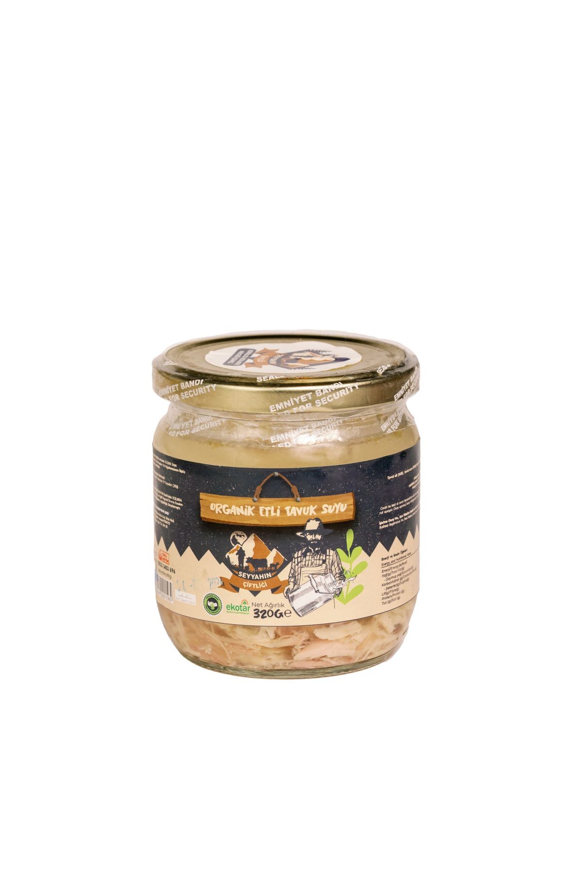 Organik Etli Tavuk Suyu 320 G