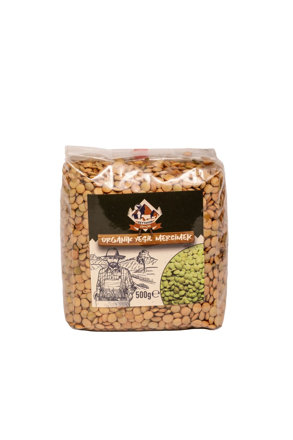 Organik Yeşil Mercimek 500 g
