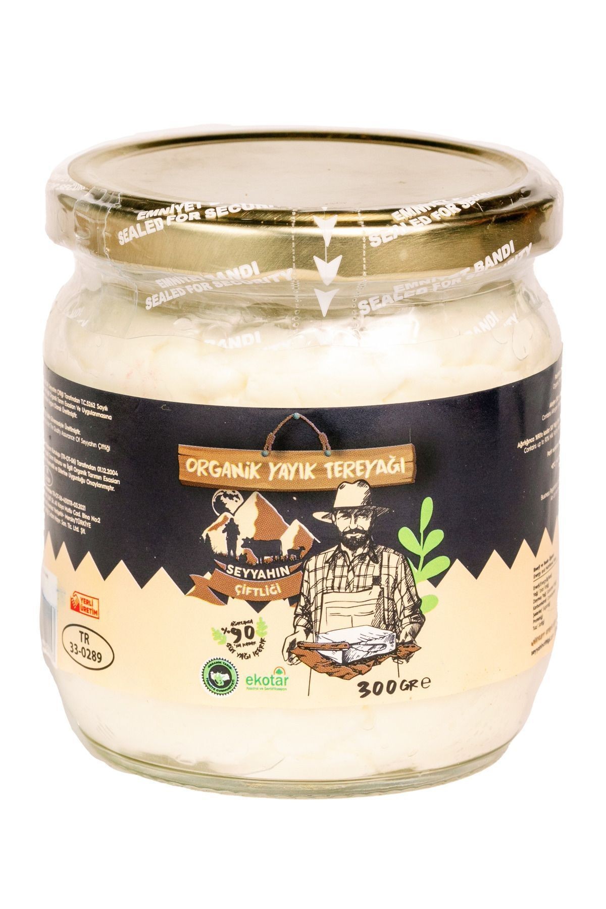 Organik Sertifikalı Yayık Tereyağı 300g
