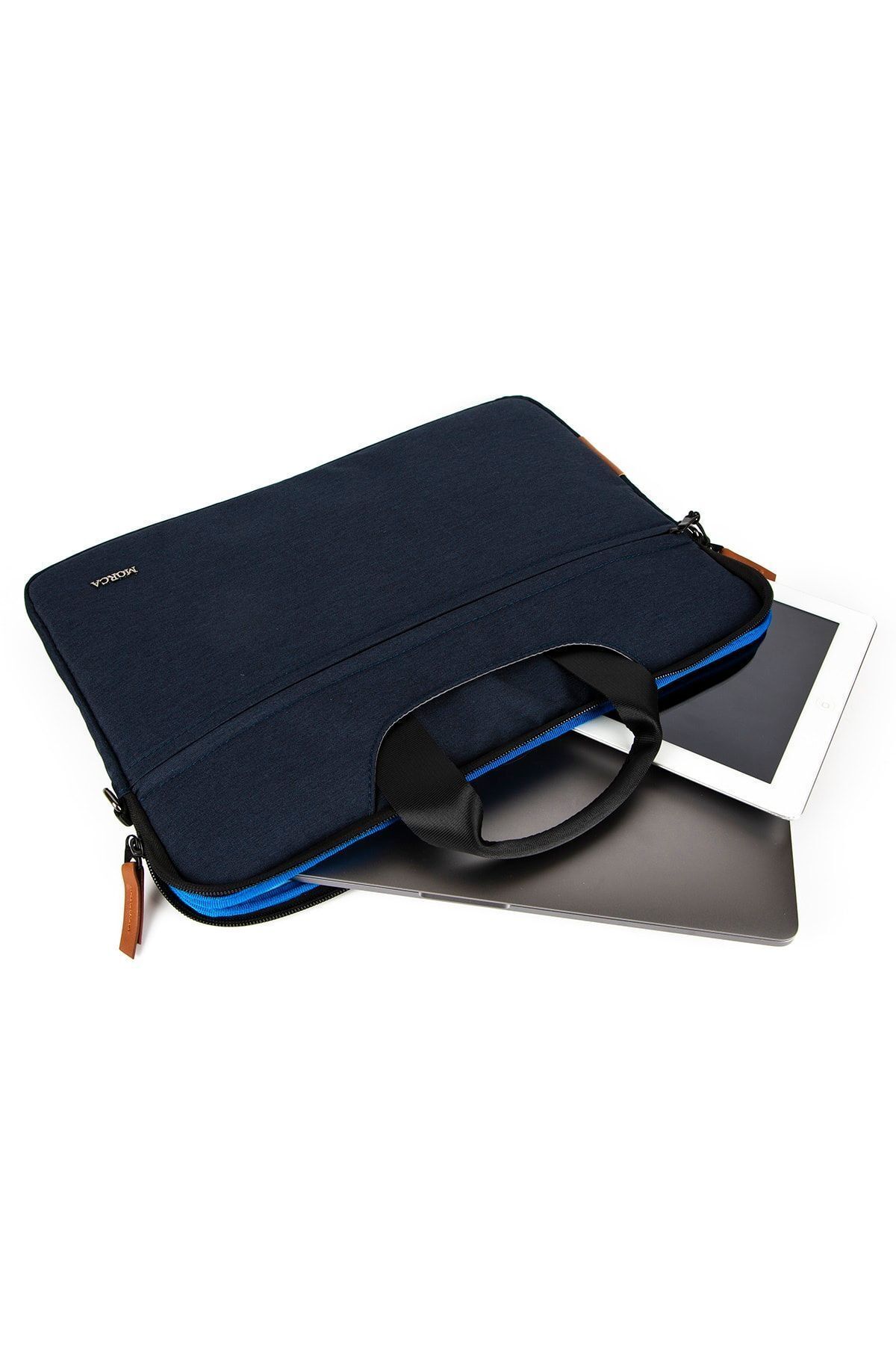 13” & 14”inç Su Geçirmez Kumaş mussen Laptop & Evrak Çantası - Lacivert