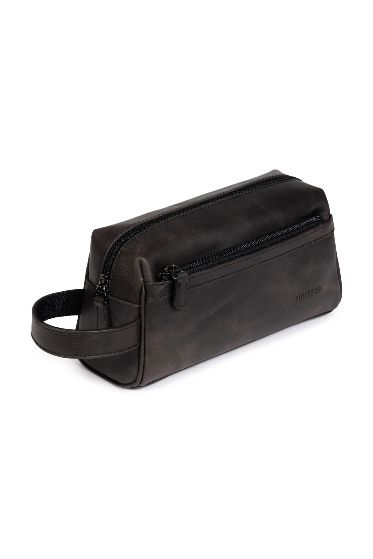 Erkek Hakiki Deri Portföy El Çantası – Fermuarlı, Çok Bölmeli, Premium