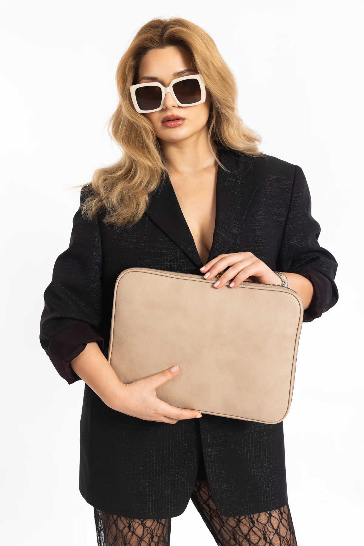 Mussen Laptop & Evrak Kılıfı Macbook Air Pro 13 - 14 inç - Vizon Raven