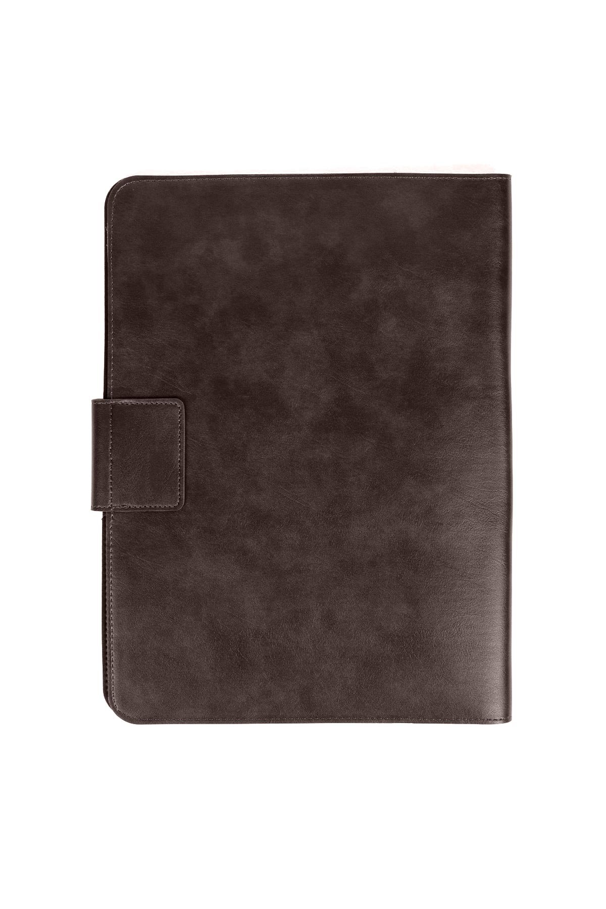 Macbook Air Pro 15-16 İnç Organizer Evrak & Laptop & Tablet Çantası - Kahve Nova