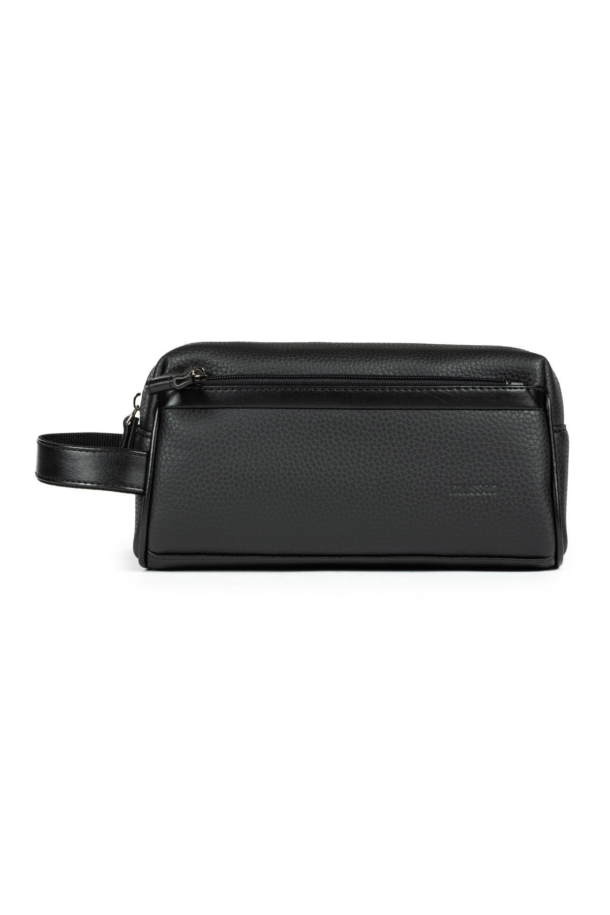 Unisex El Çantası Dopp Kit - Günlük & Traş Bakım & Makyaj Duş Çantası - 23x11x8cm - Siyah