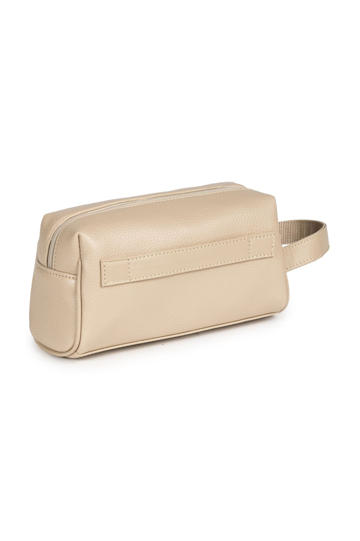 Unisex El Çantası Dopp Kit - Günlük & Traş Bakım & Makyaj Duş Çantası - 23x11x8cm - Krem