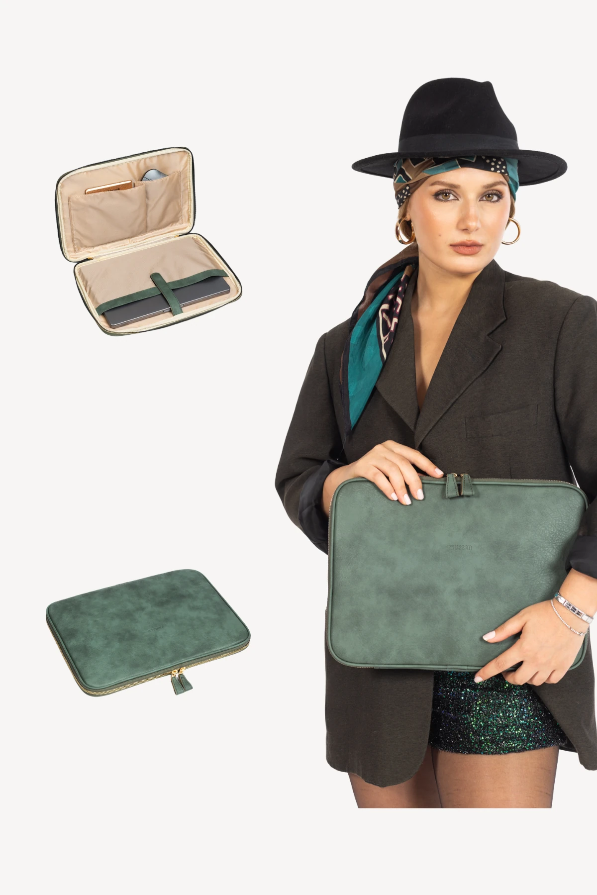 Mussen Laptop & Evrak Kılıfı Macbook Air Pro 13 - 14 inç