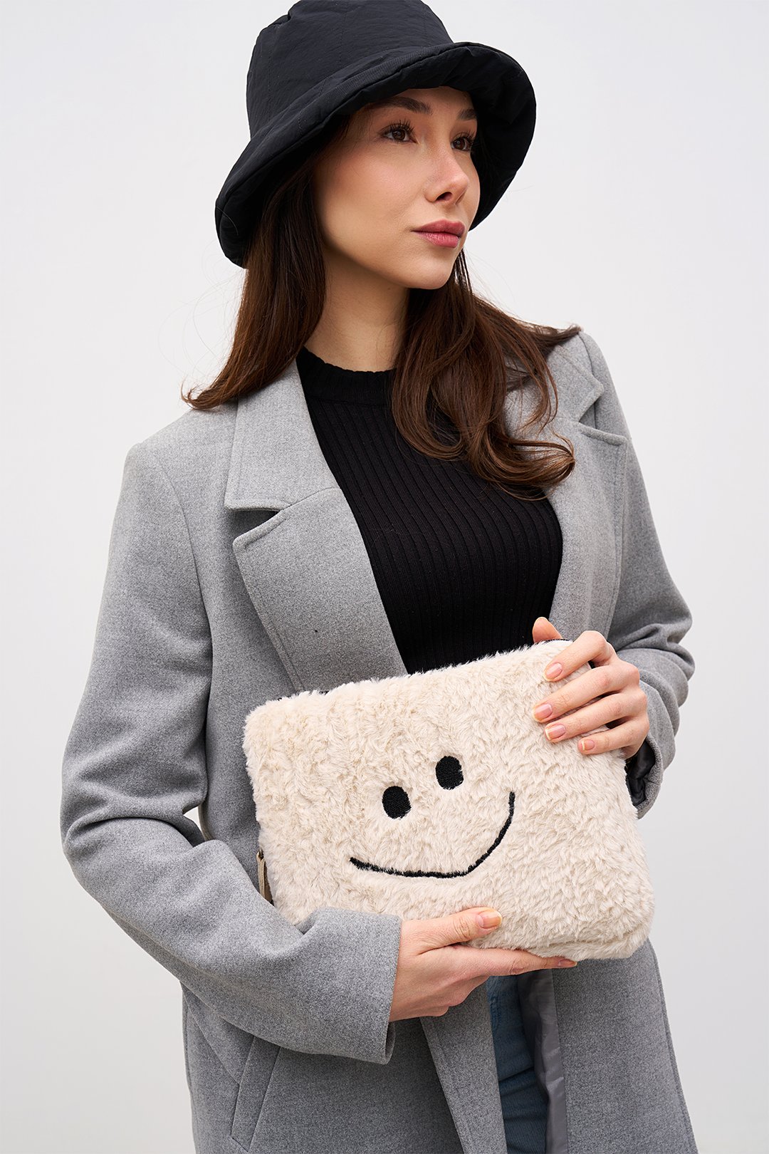Smile Tablet Kılıfı 10” & 11” İnç Uyumlu - Bej
