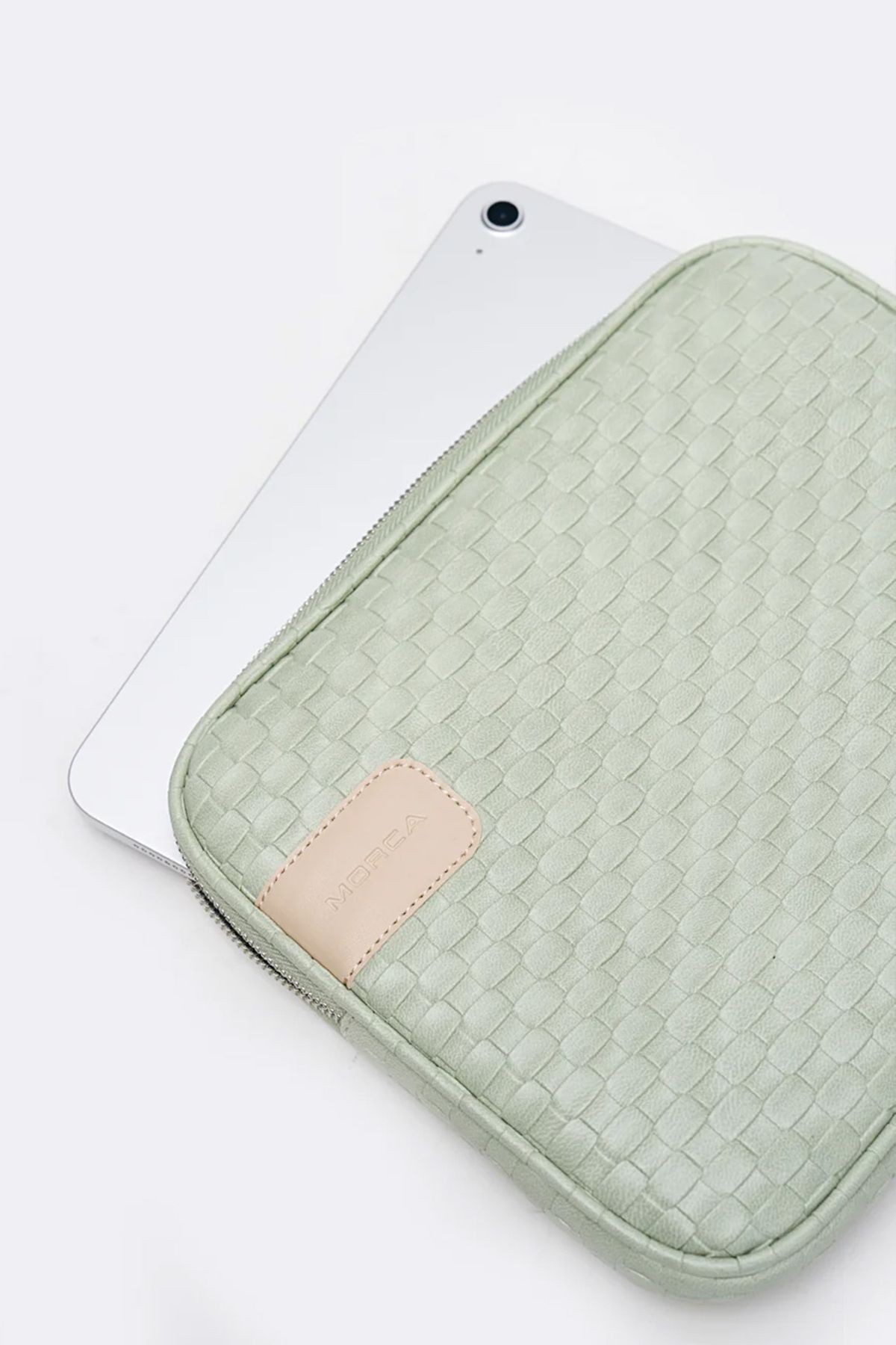 Ipad Air Pro & Galaxy & Matepad & mussen Tablet Kılıfı 11”inç - Hasır Mint Yeşil