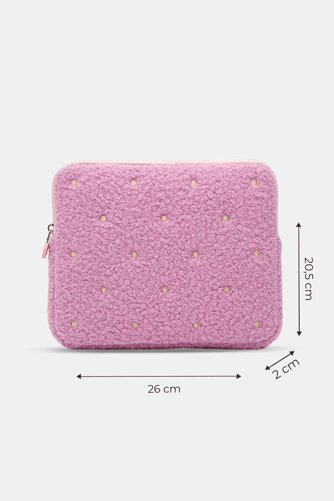 Puantiyeli Tablet Kılıfı 10” & 11” İnç Uyumlu - Pembe