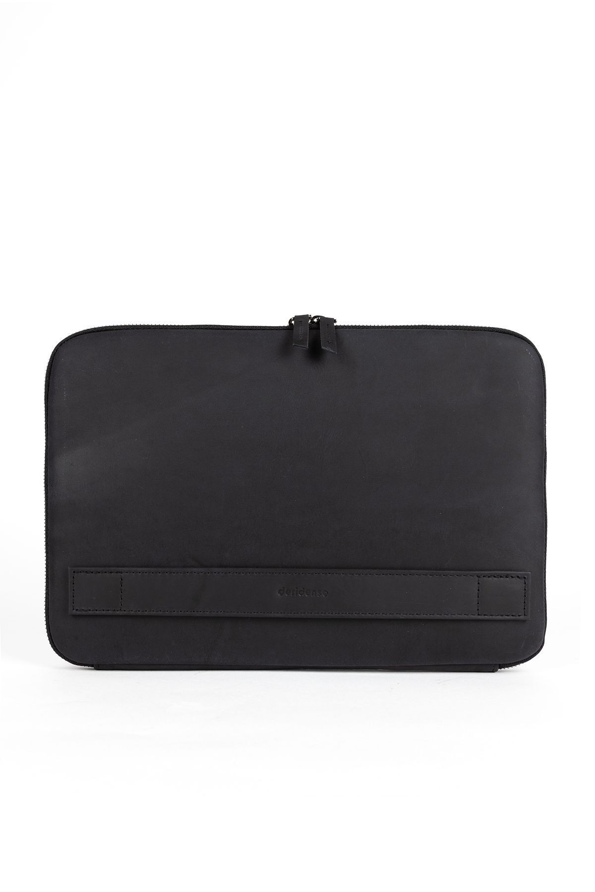 Hakiki Deri mussen 13 & 13.3 Inç Macbook & Laptop Kılıfı - Dr Siyah