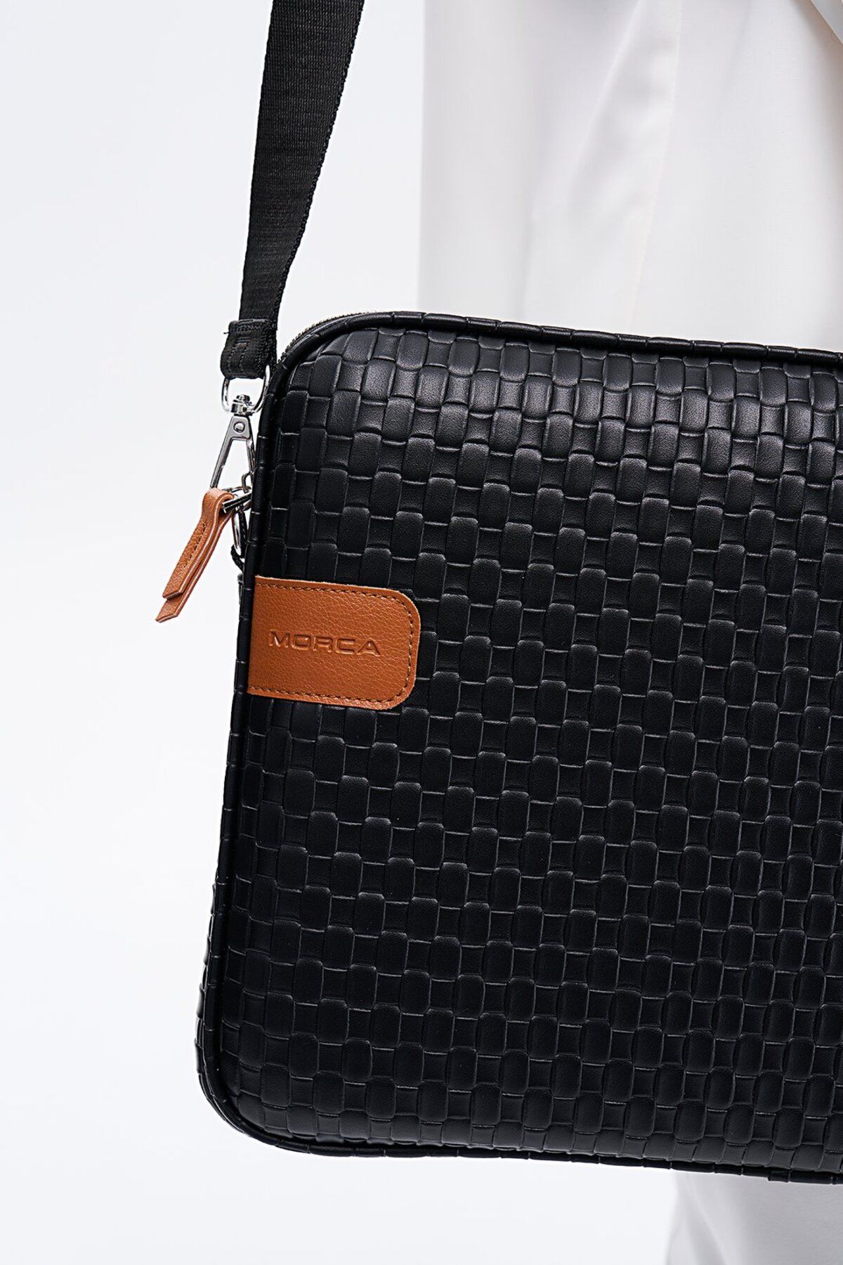 MacBook Air Pro mussen 13.3” & 14”inç Hasır Laptop Kılıfı - Hasır Siyah