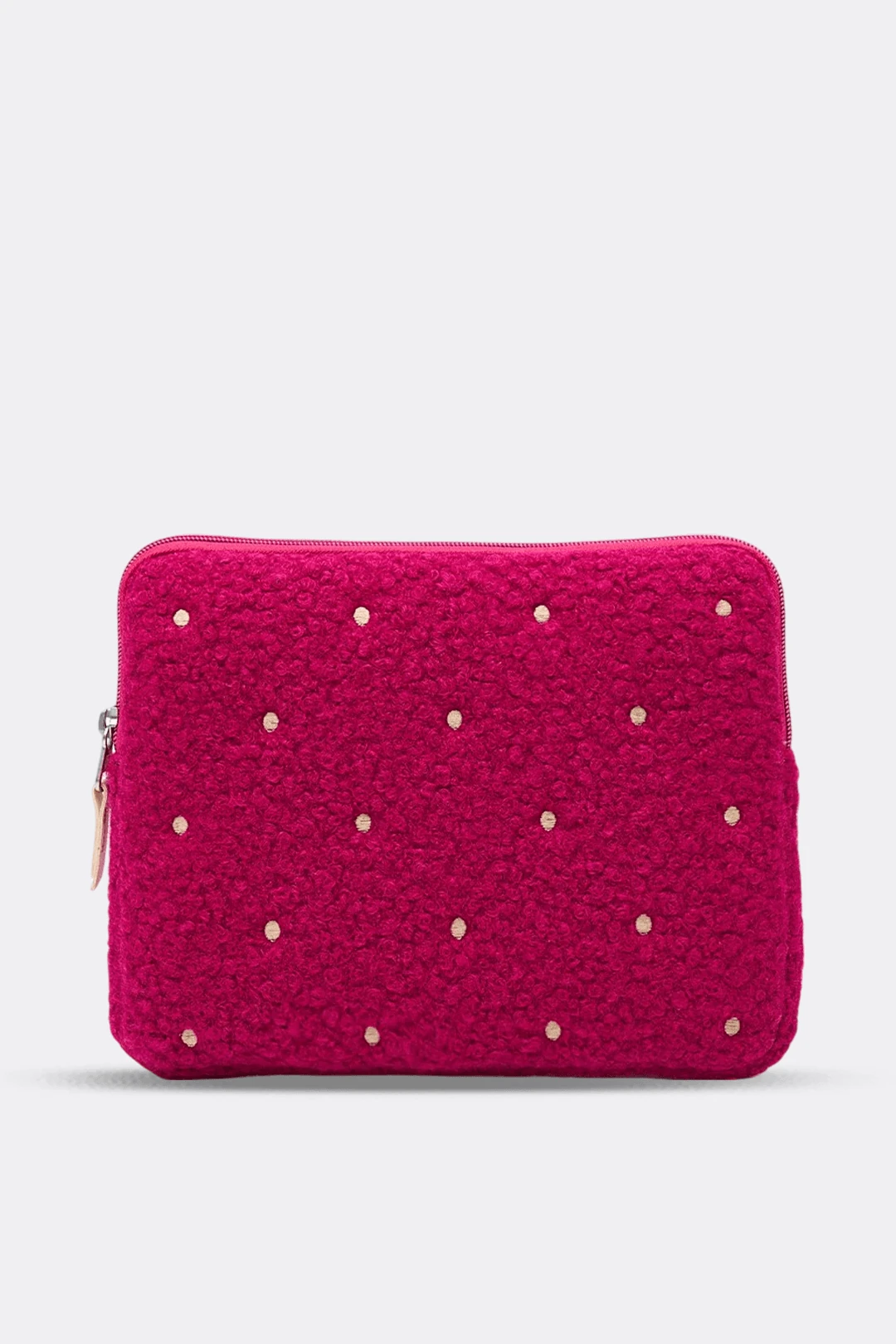 Puantiyeli Tablet Kılıfı 10” & 11” İnç Uyumlu - Fuşya