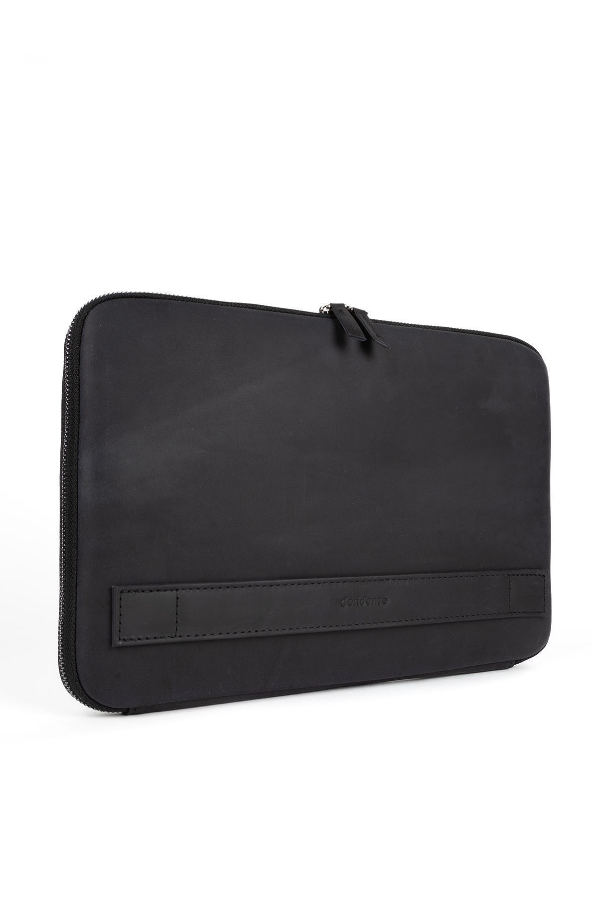 Hakiki Deri mussen 13 & 13.3 Inç Macbook & Laptop Kılıfı - Dr Siyah