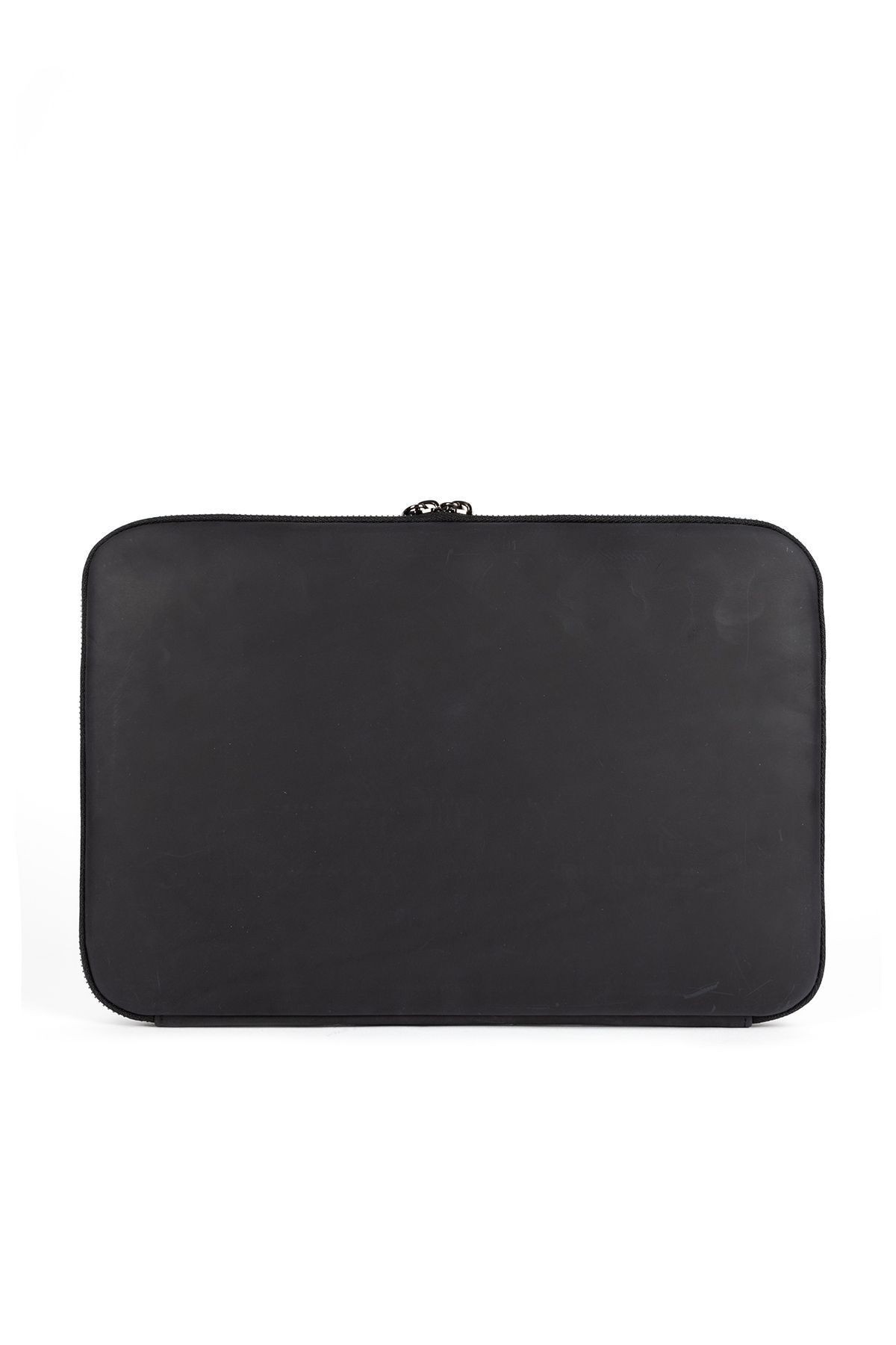 Hakiki Deri mussen 13 & 13.3 Inç Macbook & Laptop Kılıfı - Dr Siyah