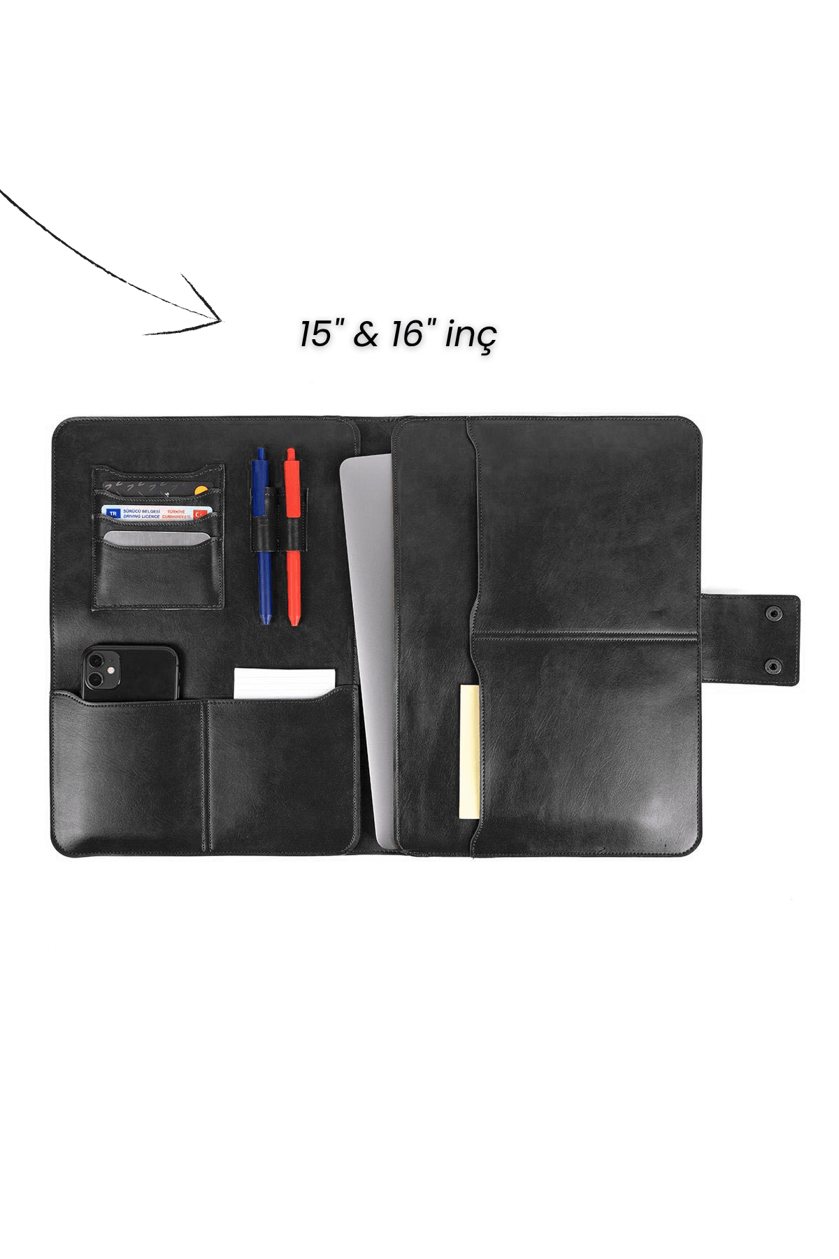 Macbook Air Pro 15-16 İnç Organizer Evrak & Laptop & Tablet Çantası
