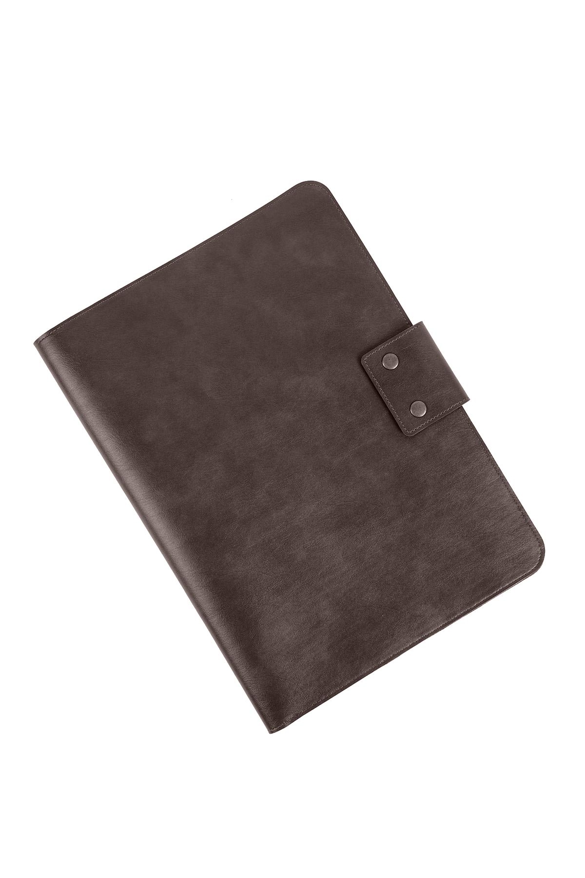 Macbook Air Pro 15-16 İnç Organizer Evrak & Laptop & Tablet Çantası - Kahve Nova
