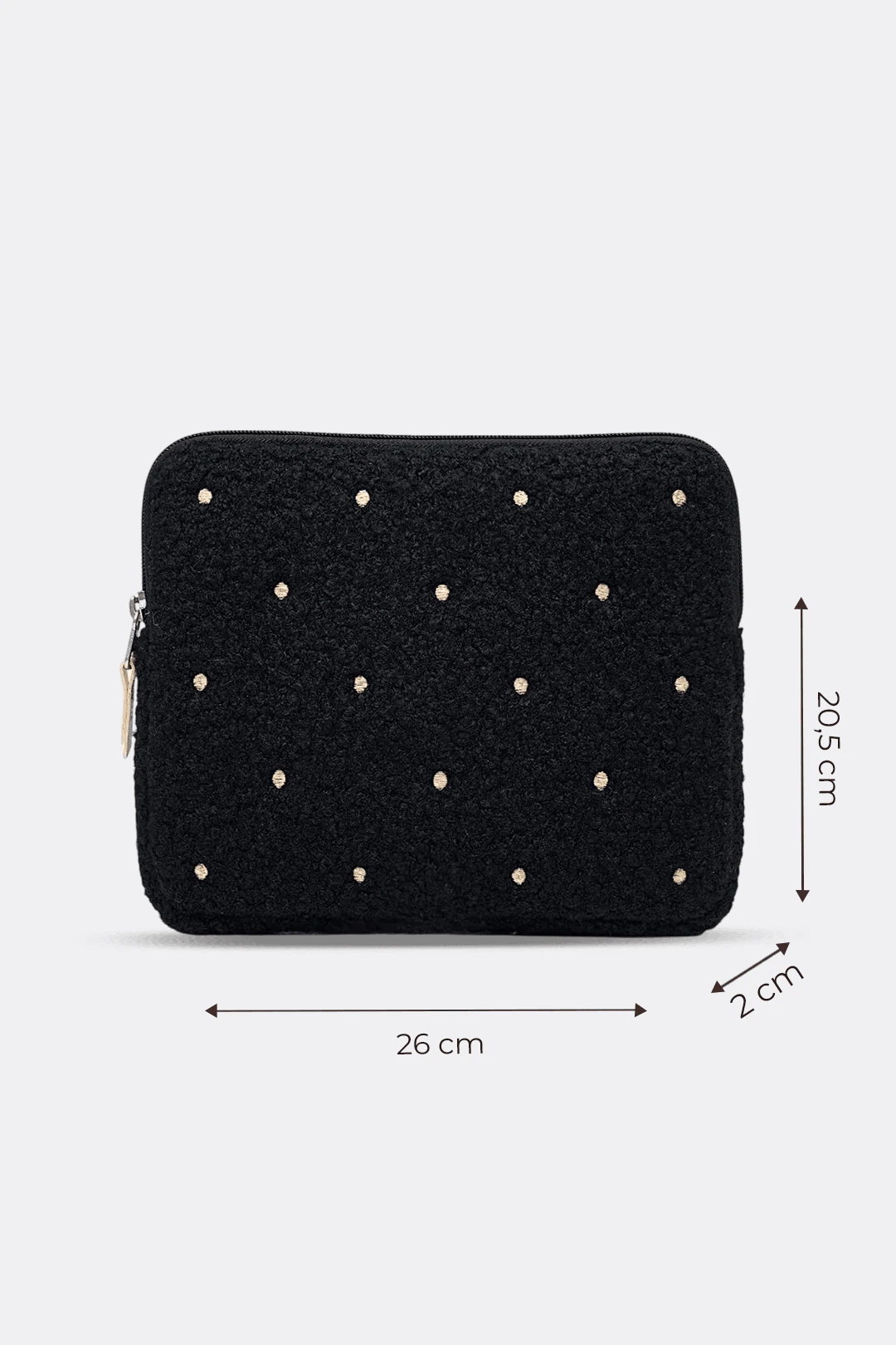 Puantiyeli Tablet Kılıfı 10” & 11” İnç Uyumlu - Siyah