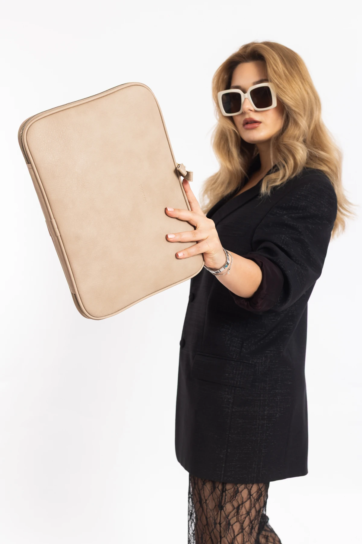 Mussen Laptop & Evrak Kılıfı Macbook Air Pro 13 - 14 inç - Vizon Raven